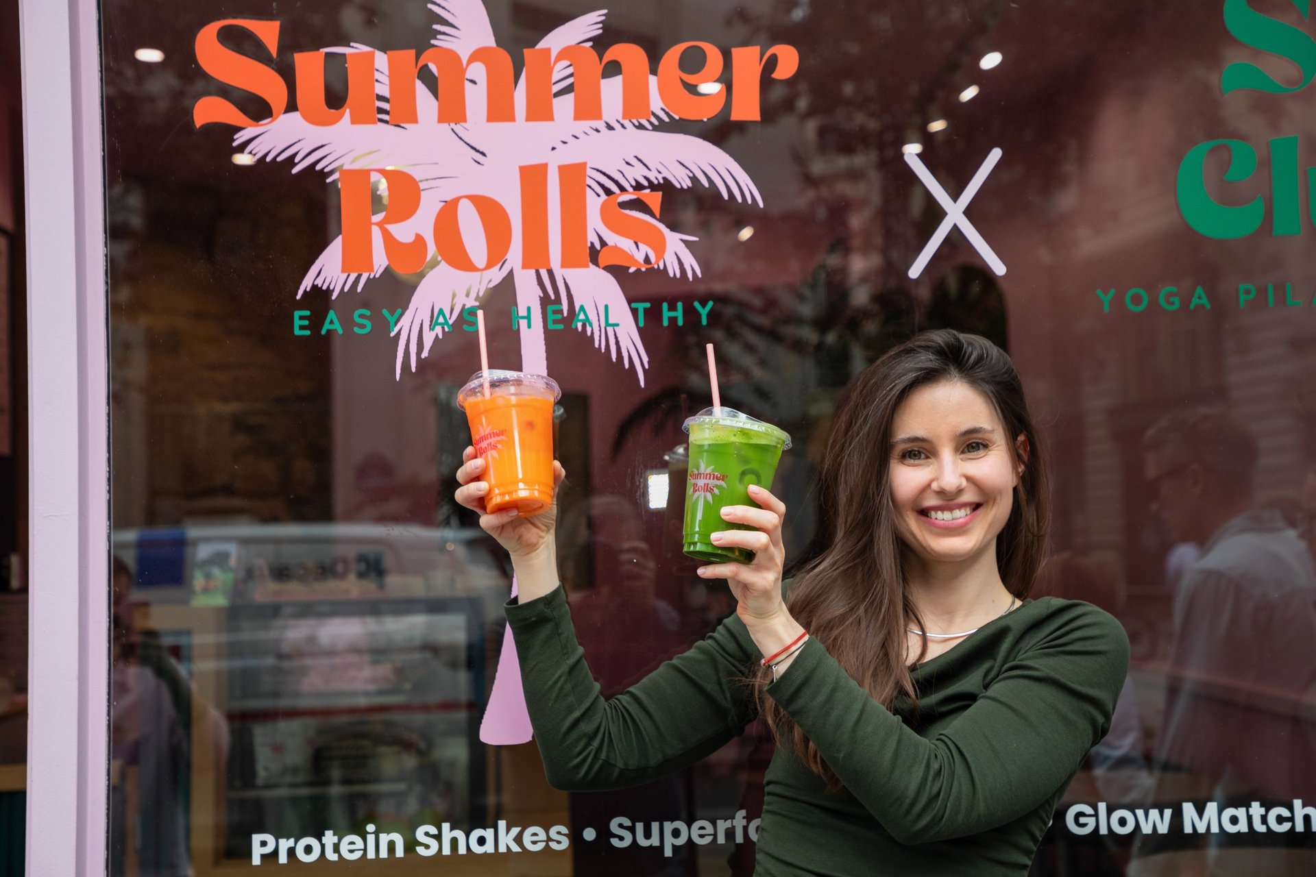 Summer Rolls Paris Immunity Boost Green Detox Fresh Cold Press Juice