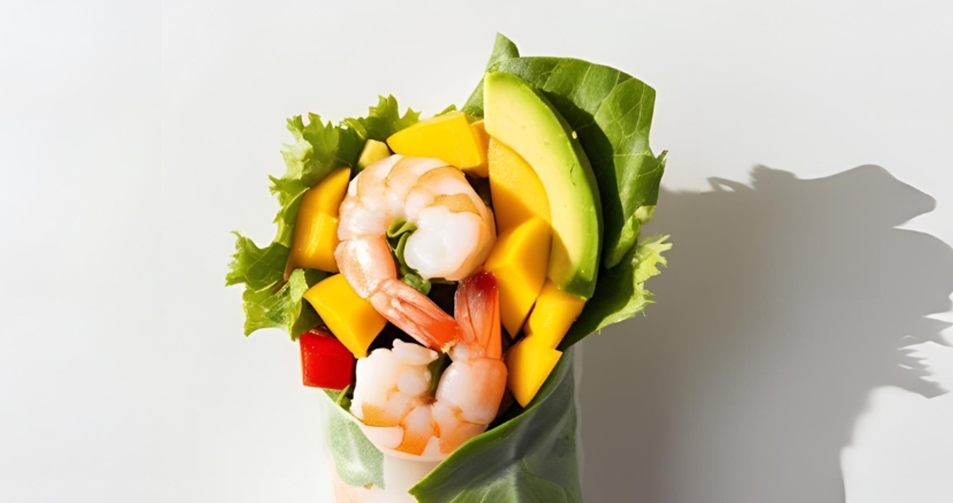 Summer Rolls Crevettes Mangue Avocat Rouleau de Printemps