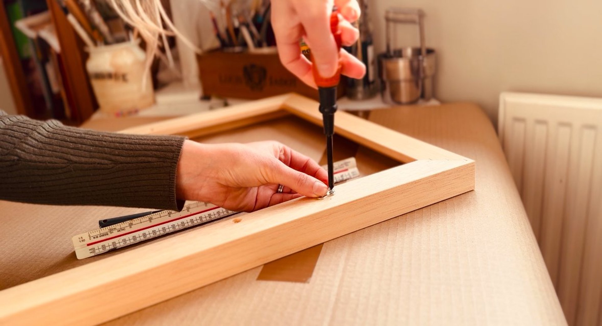 an abstract photo of a curved building with a blue sky in the background
