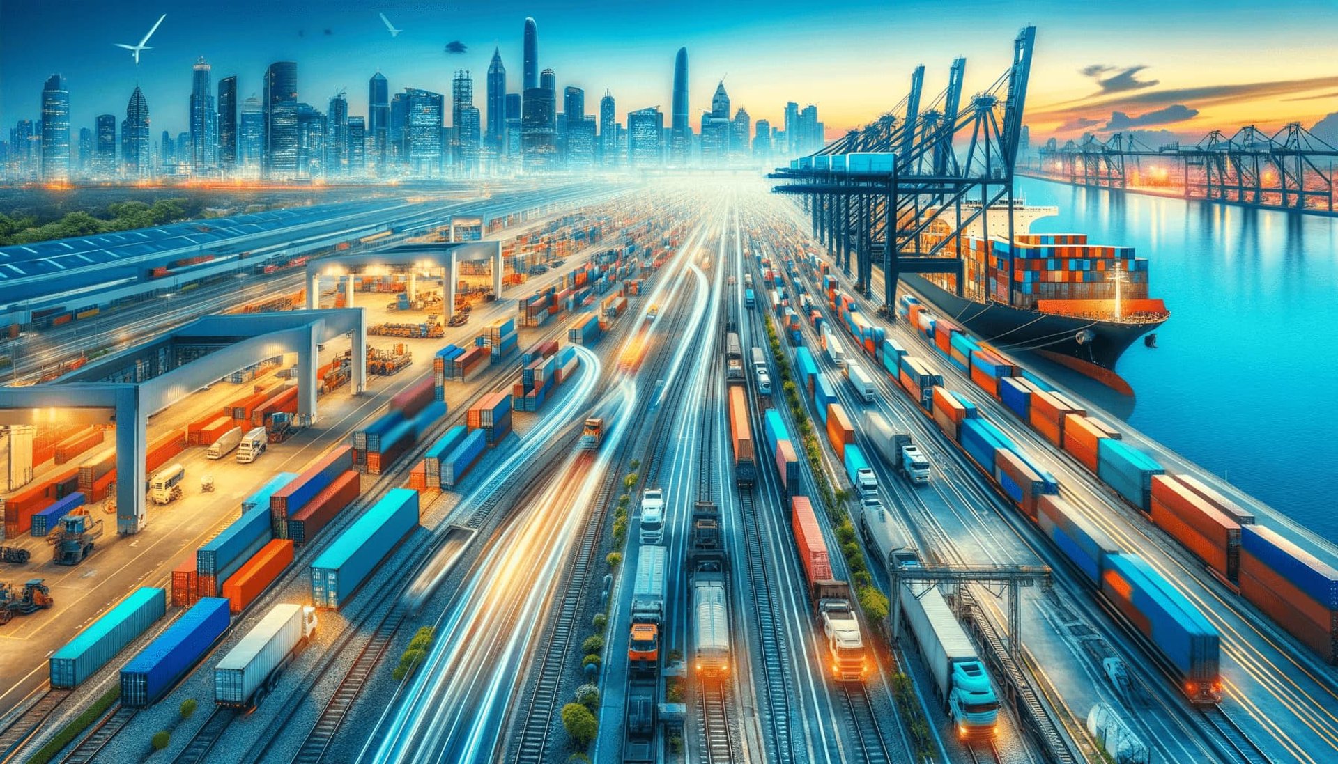 Intermodal transport chain