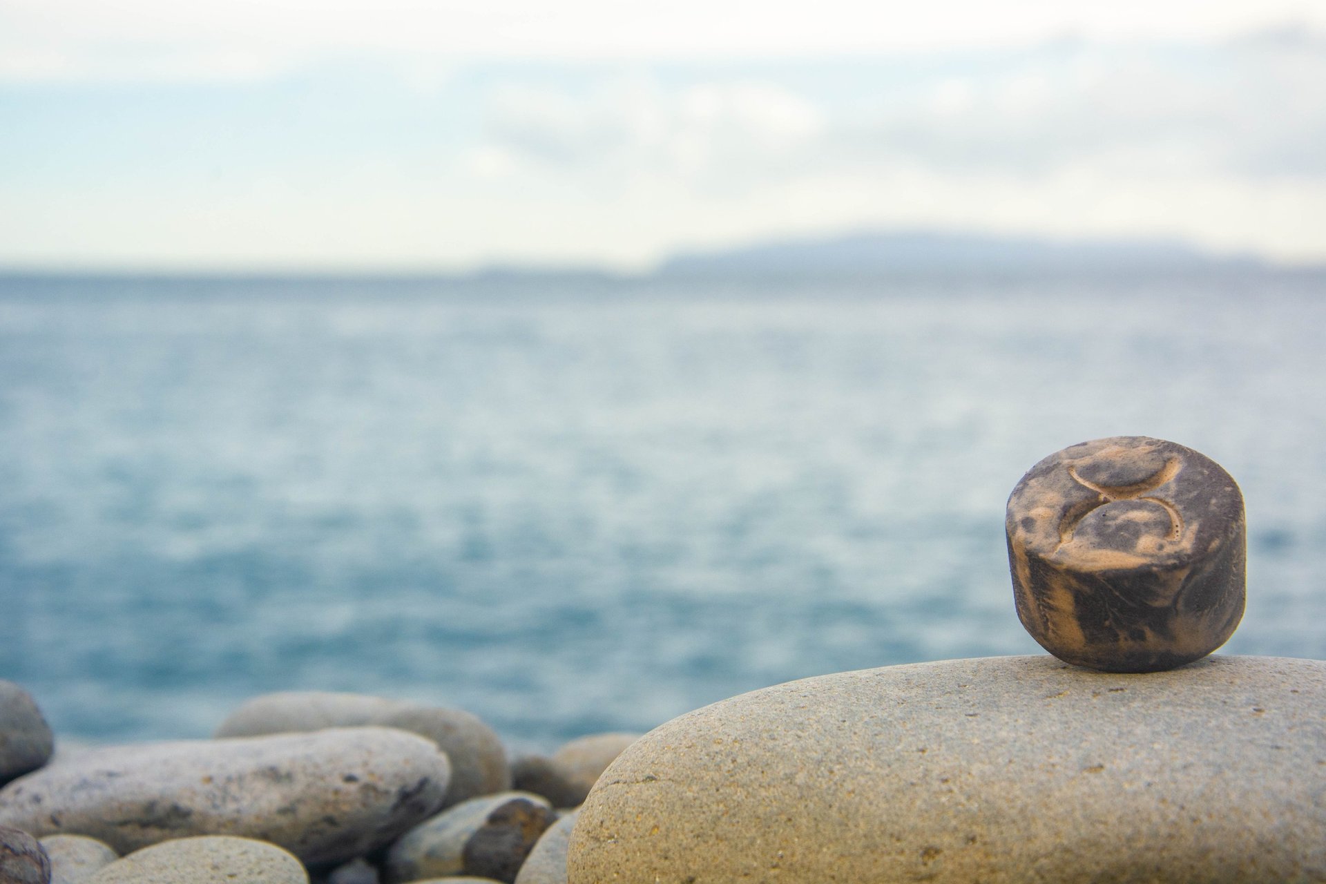 white square soap on white surface