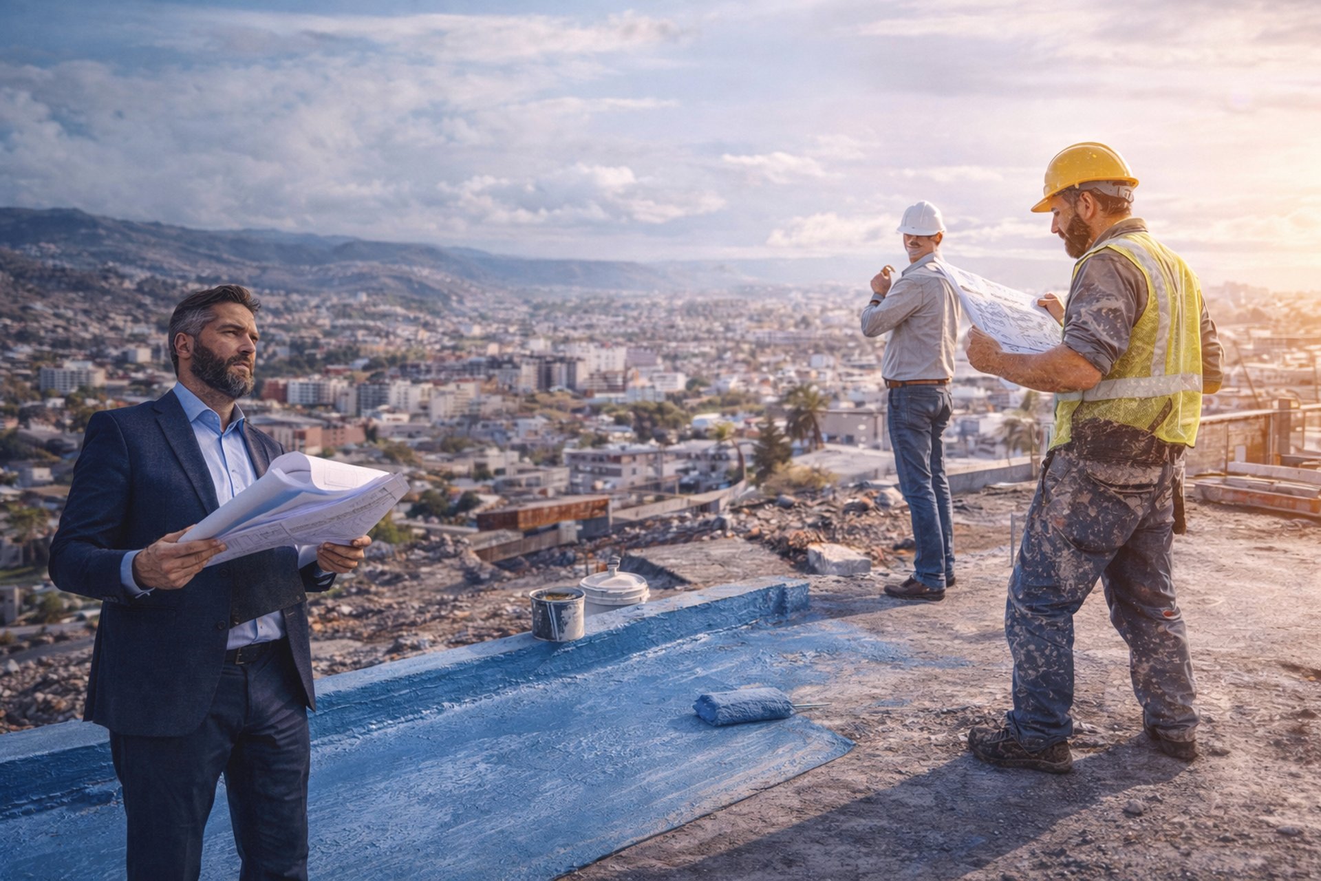 white blue and red round paper