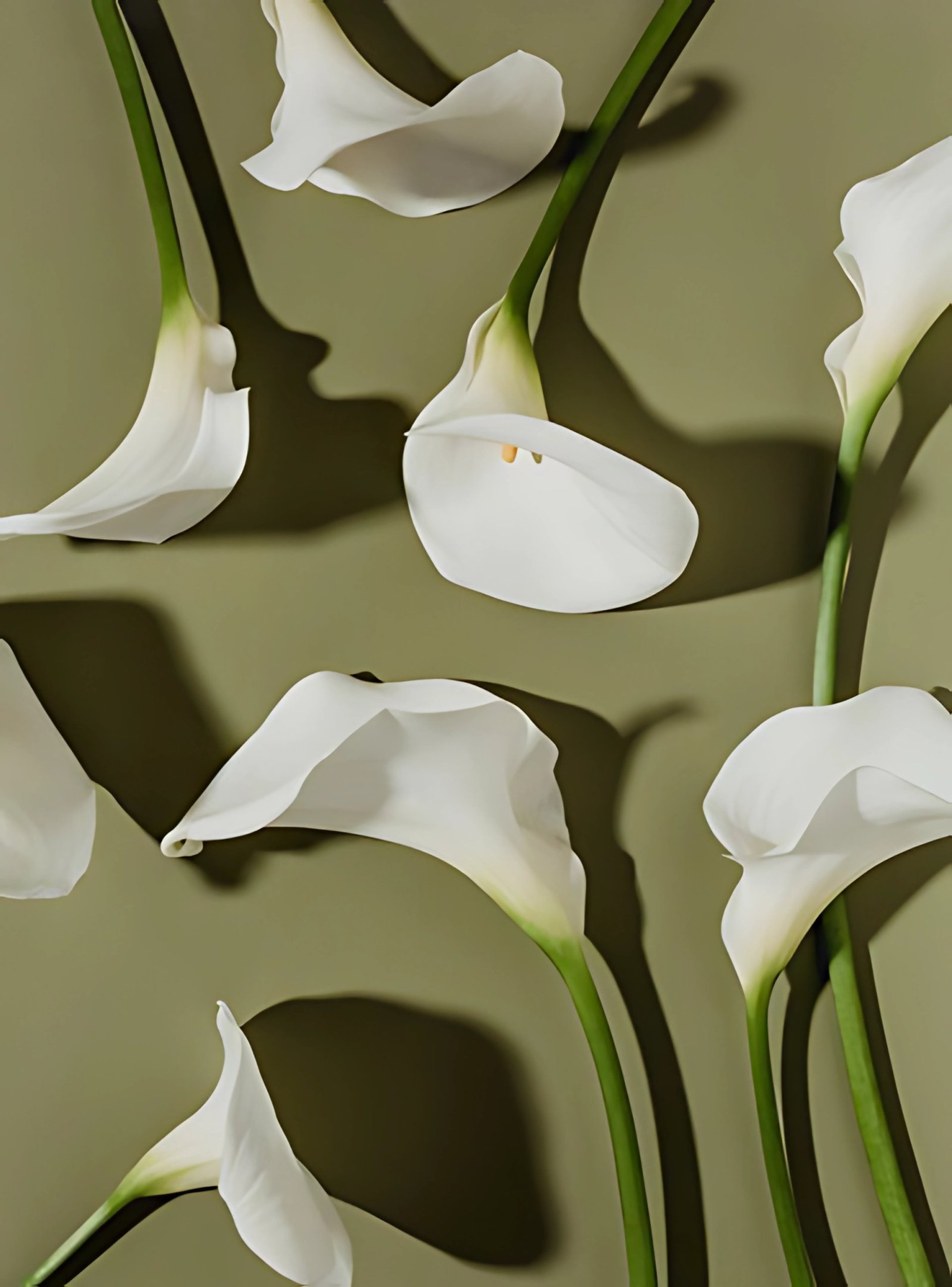 orange flowers with green leaves