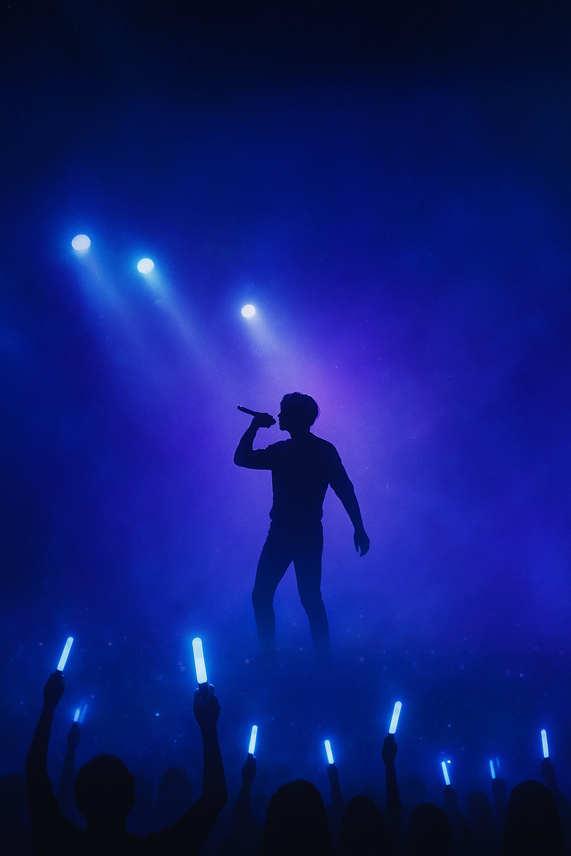 person wearing grey knit sweater