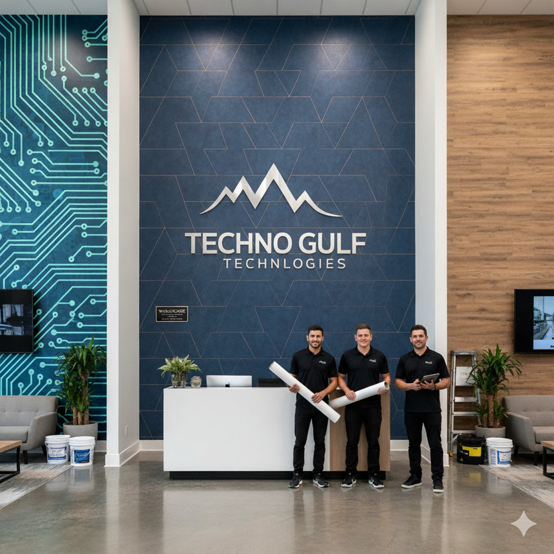 an abstract photo of a curved building with a blue sky in the background