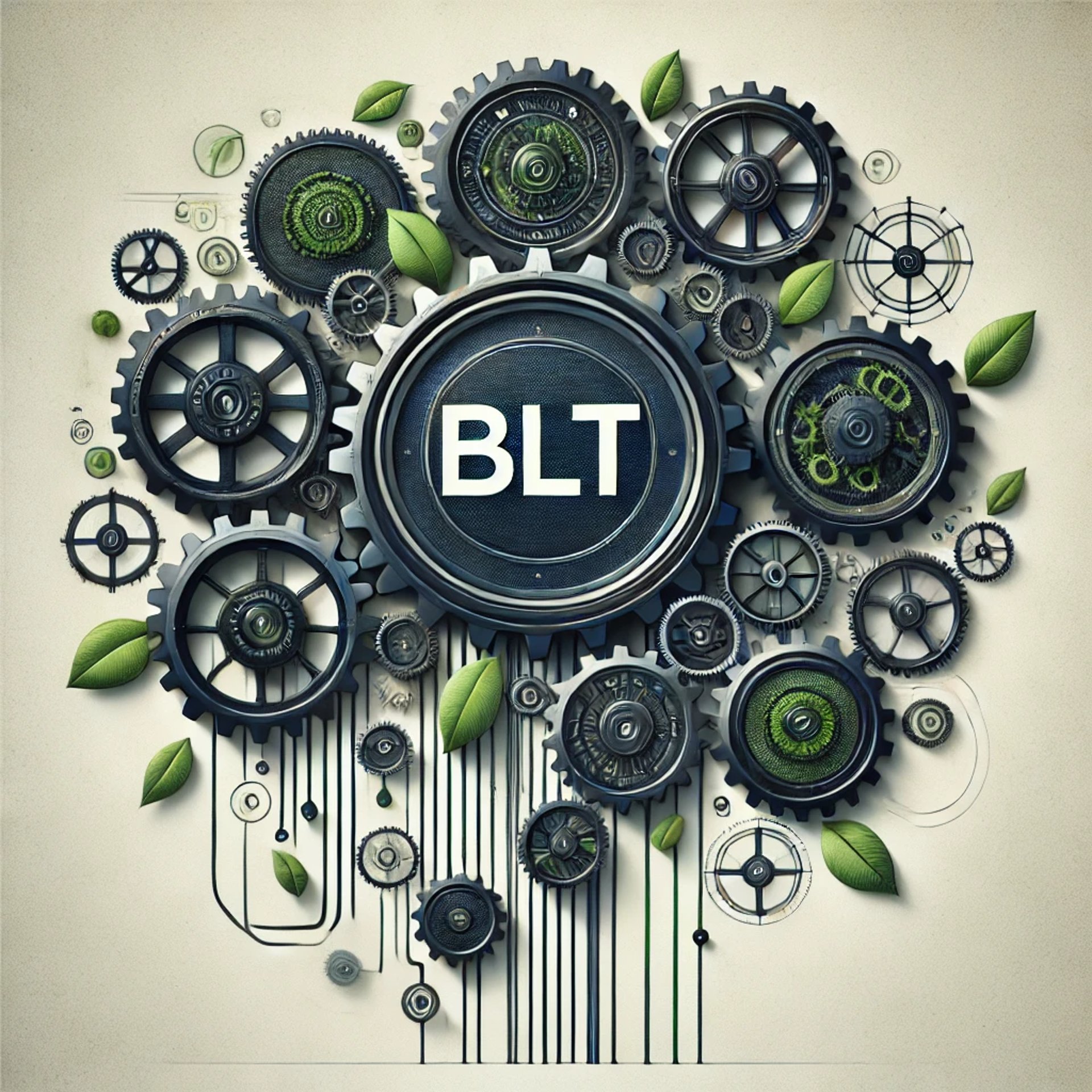 an abstract photo of a curved building with a blue sky in the background