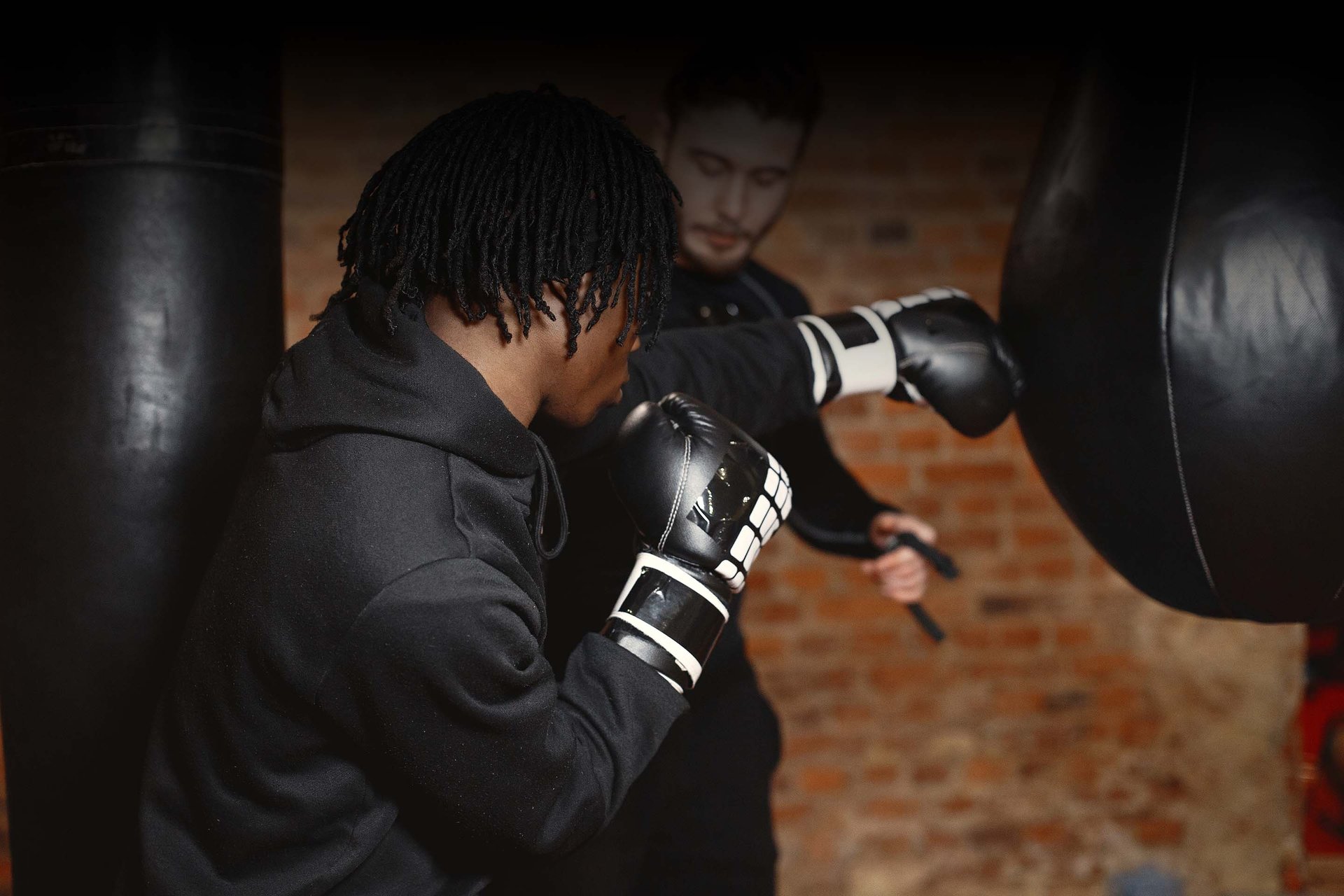 black blue and yellow textile