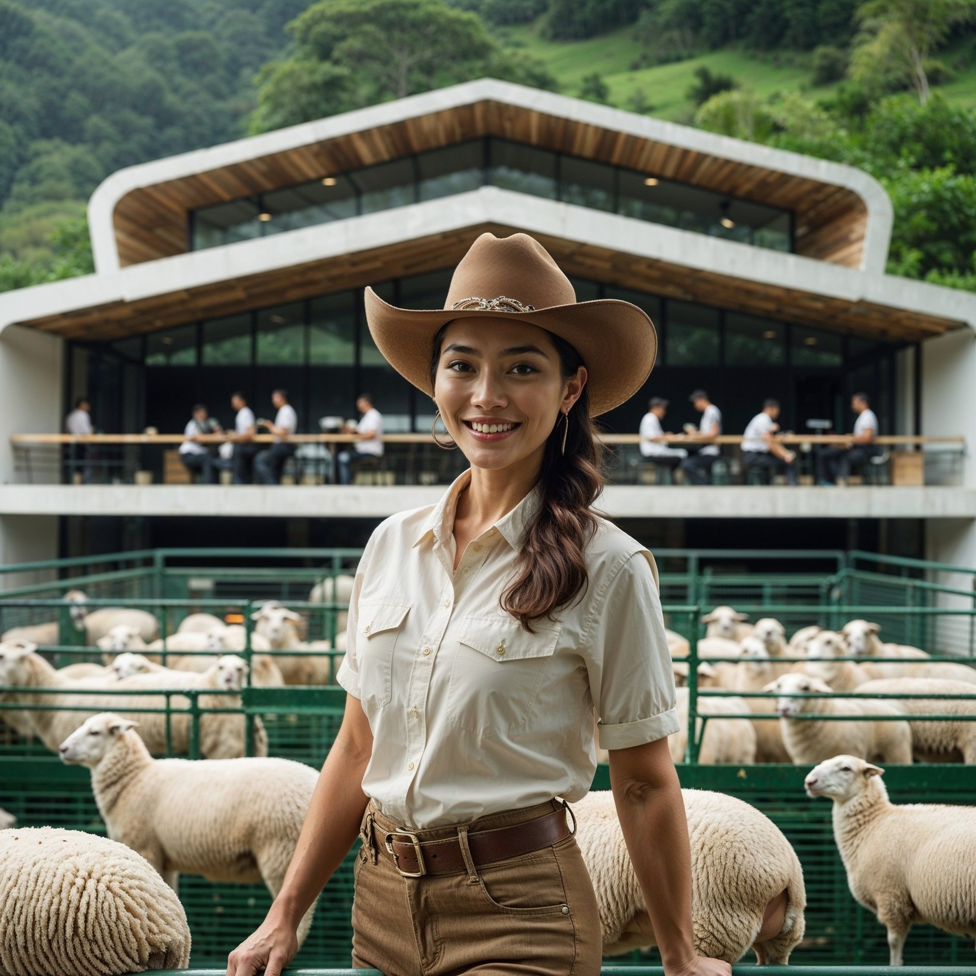 black and brown leather padded tub sofa