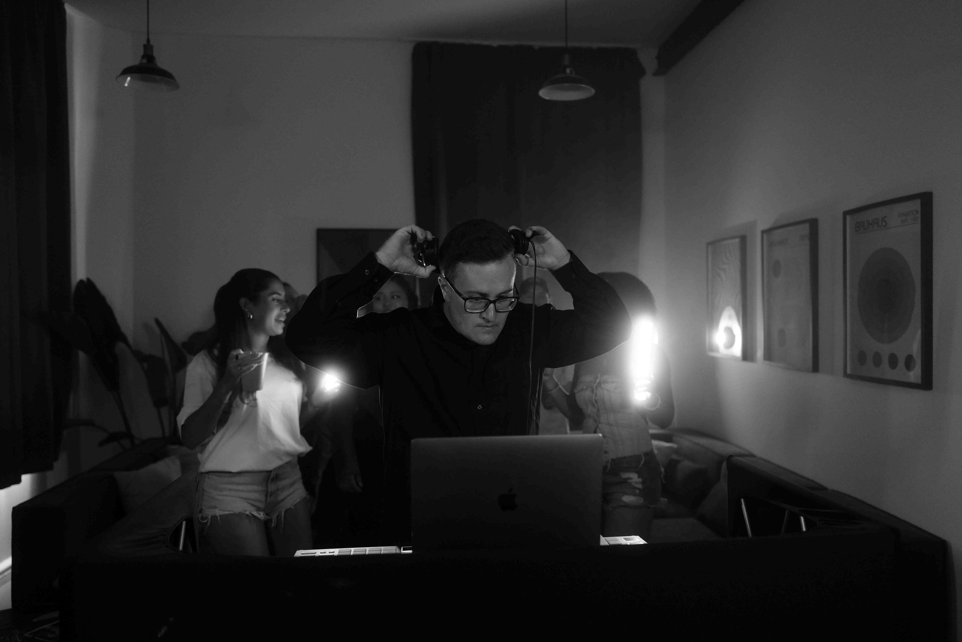 blue and white smoke illustration