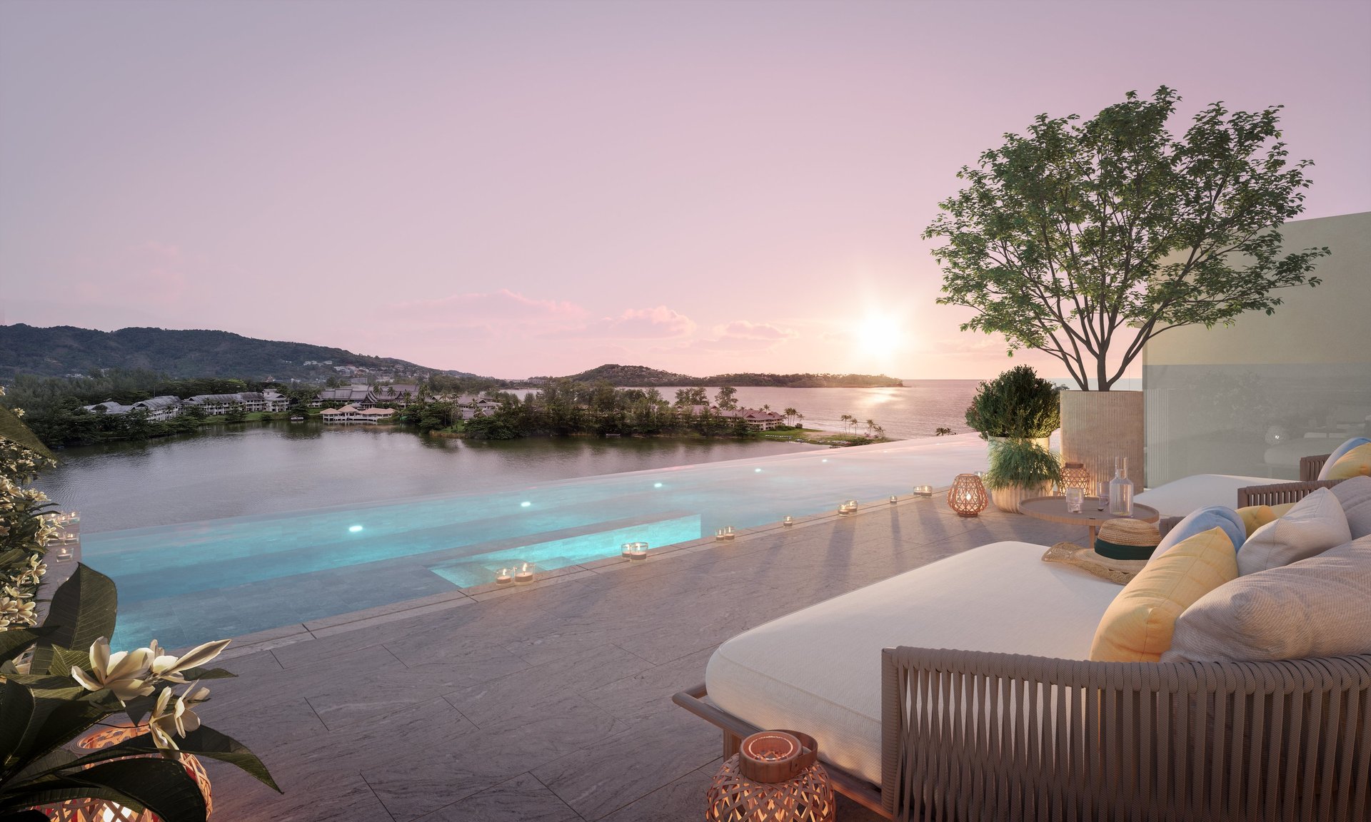 white and brown wooden house near swimming pool during daytime
