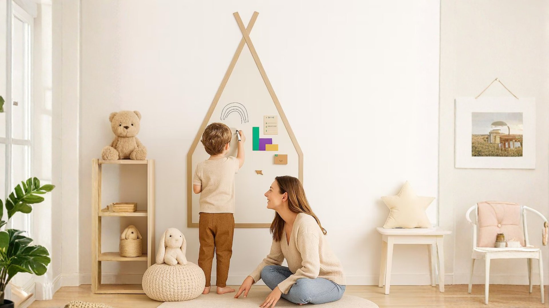 an abstract photo of a curved building with a blue sky in the background