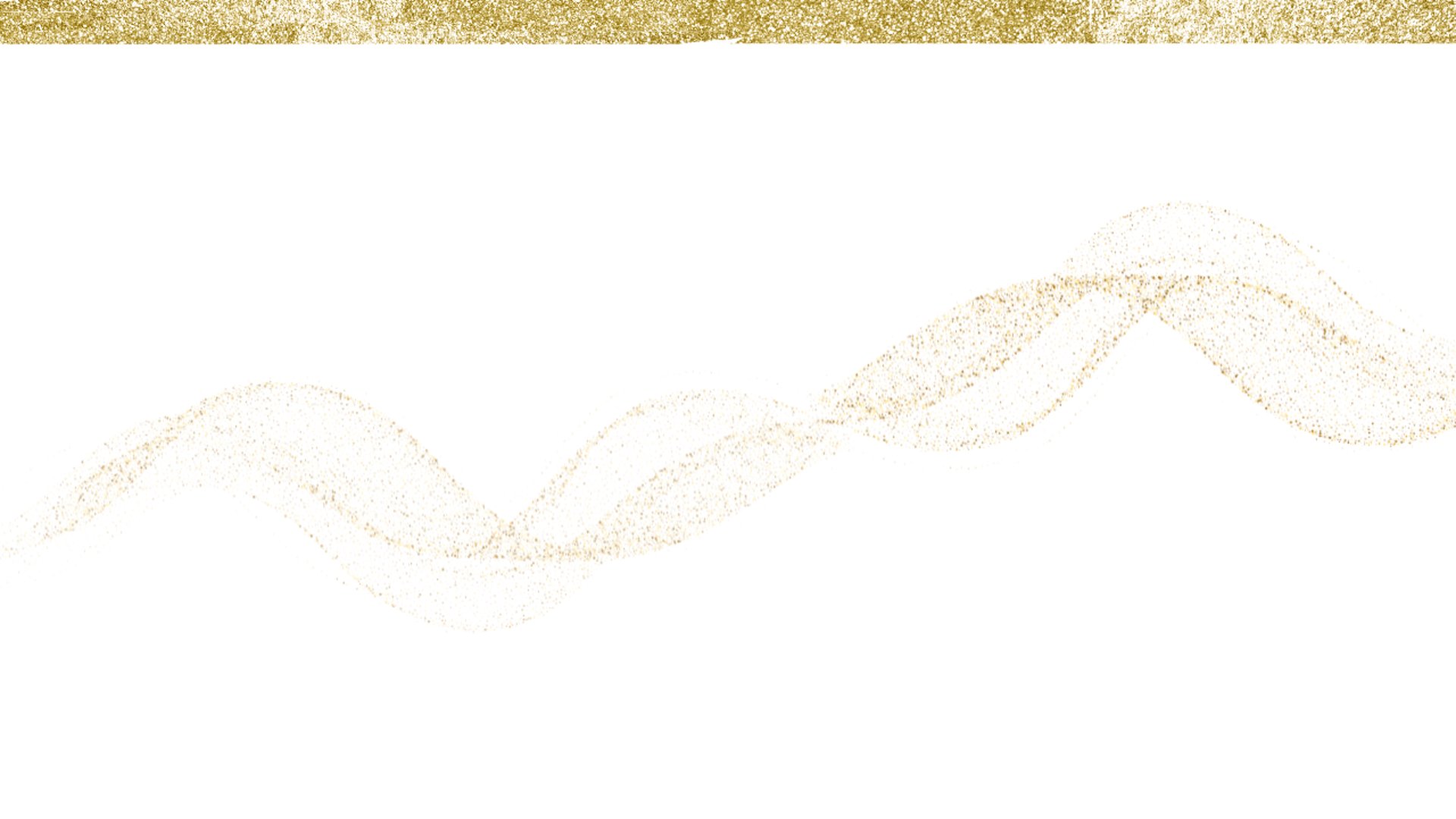 Fond lumineux avec touche d'Or en haut et pluie de couleur