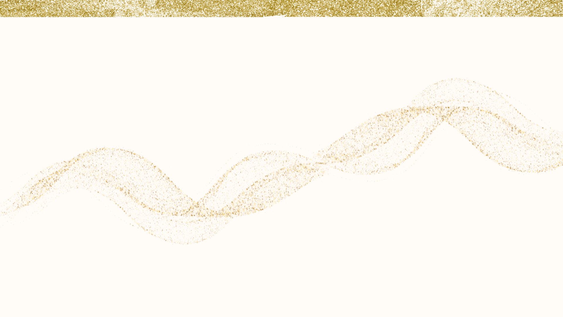 Fond lumineux avec touche d'Or en haut et pluie de couleur