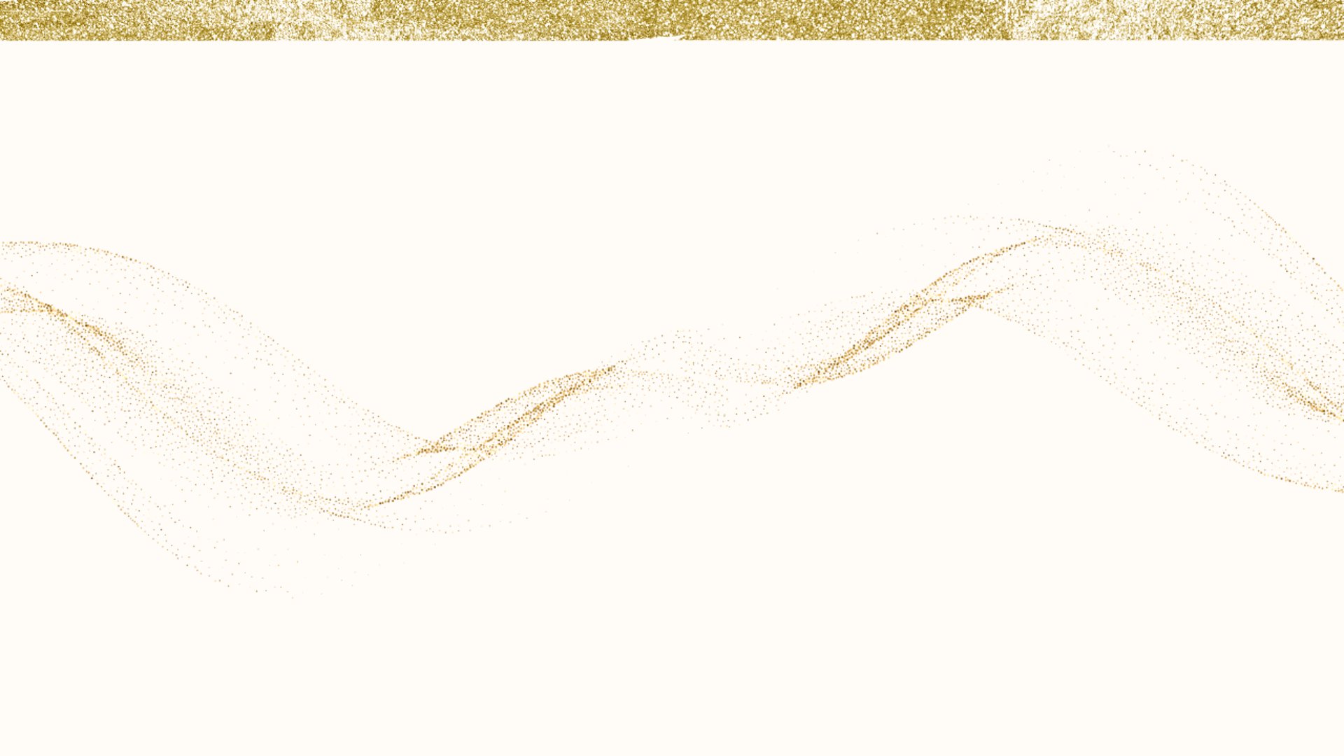 Fond lumineux avec touche d'Or en haut et pluie de couleur