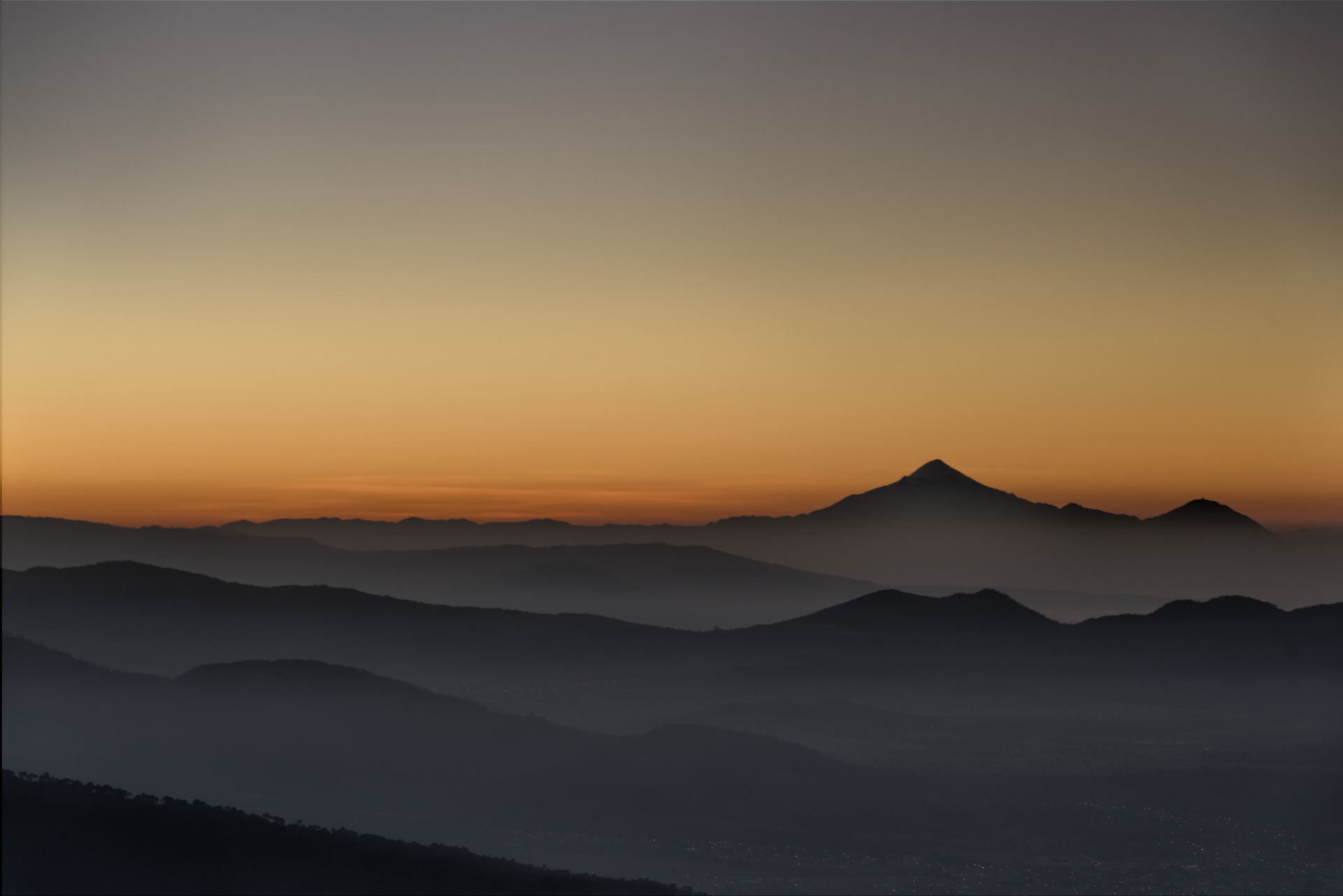 mountain range under blue sky