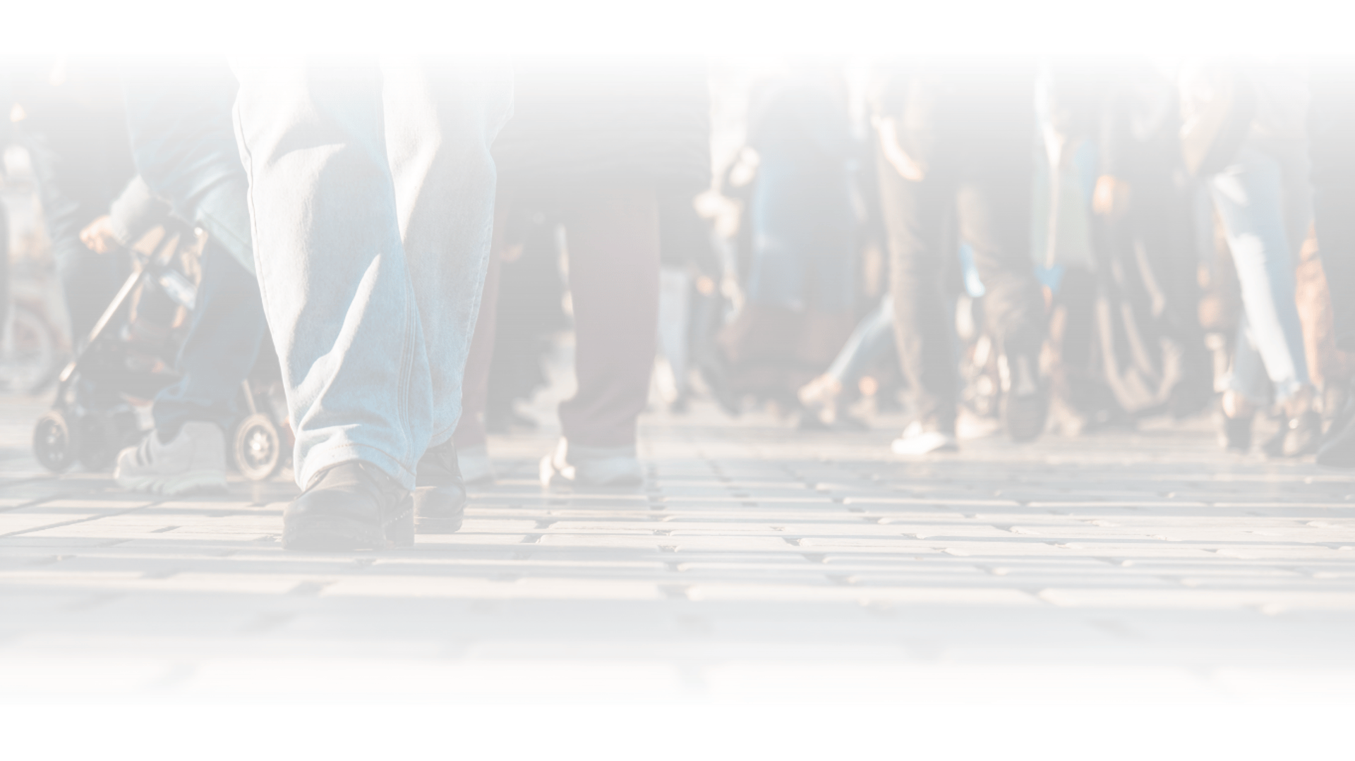 people walking in a big busy city showing the disabled can be just as independent