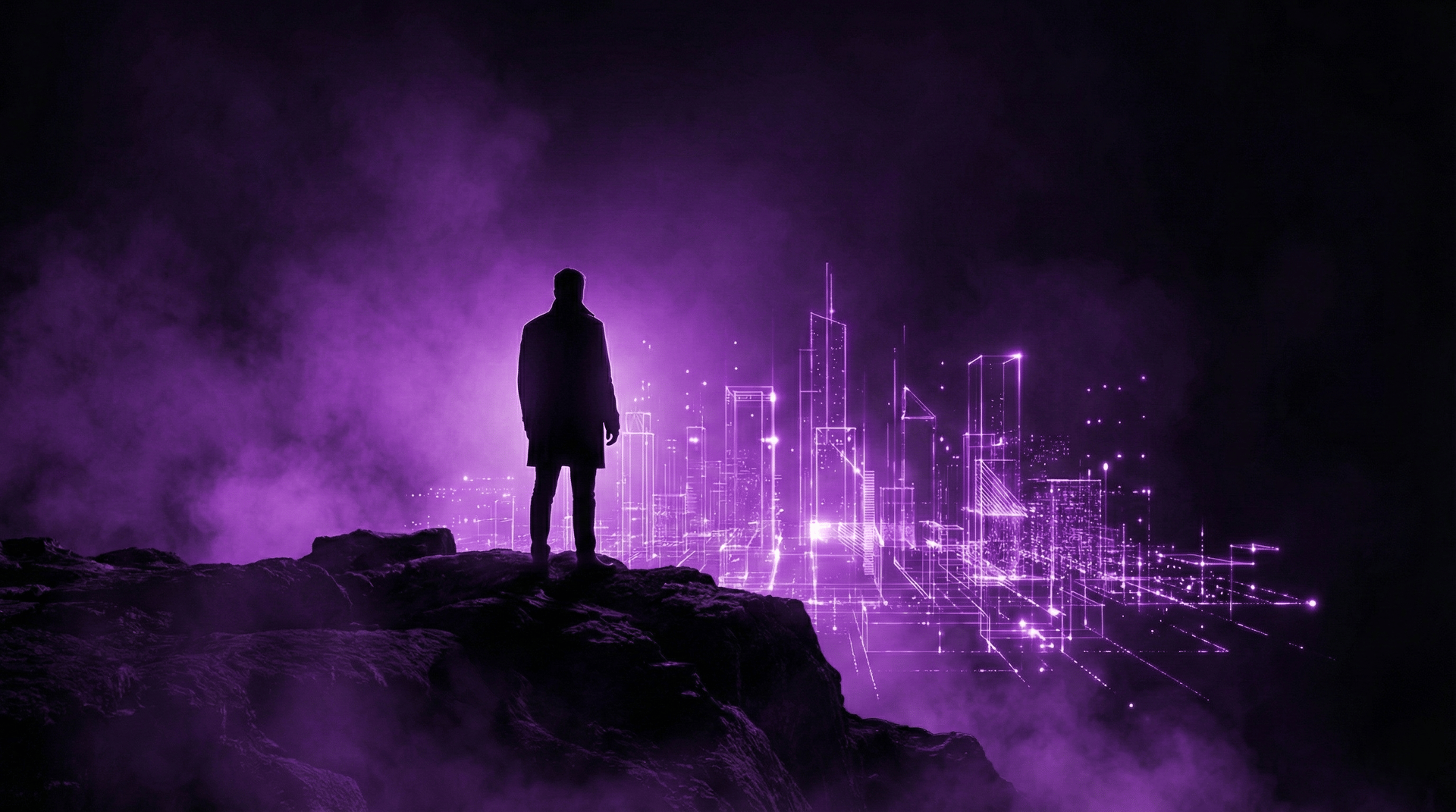 an abstract photo of a curved building with a blue sky in the background