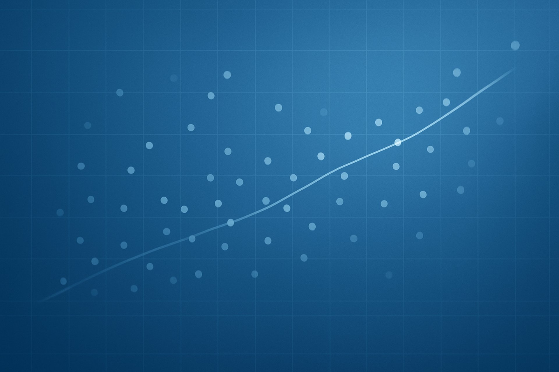 a dark blue background with wavy shapes