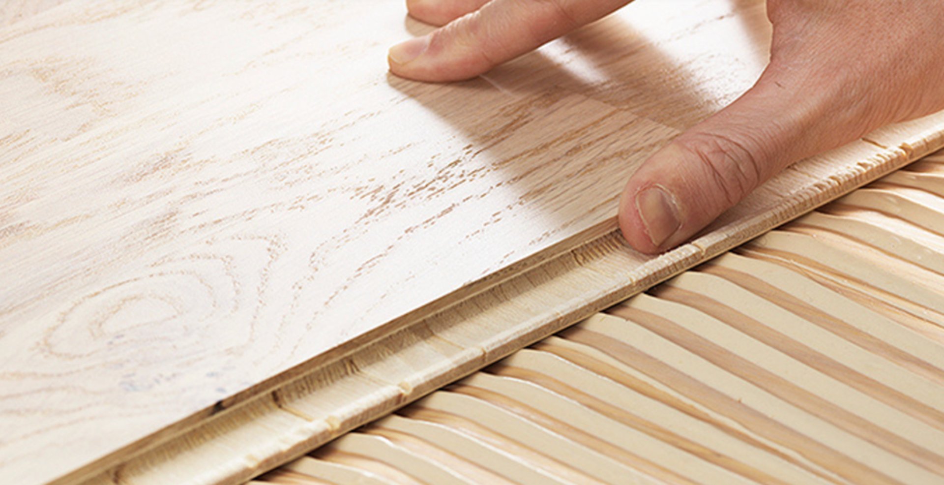 brown wooden surface with white and black textile
