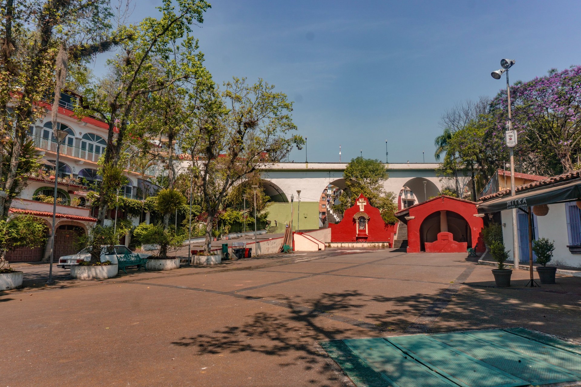 Vista del Barrio de Xallitic en Xalapa, punto de partida de las Crónicas del Bosque de Niebla