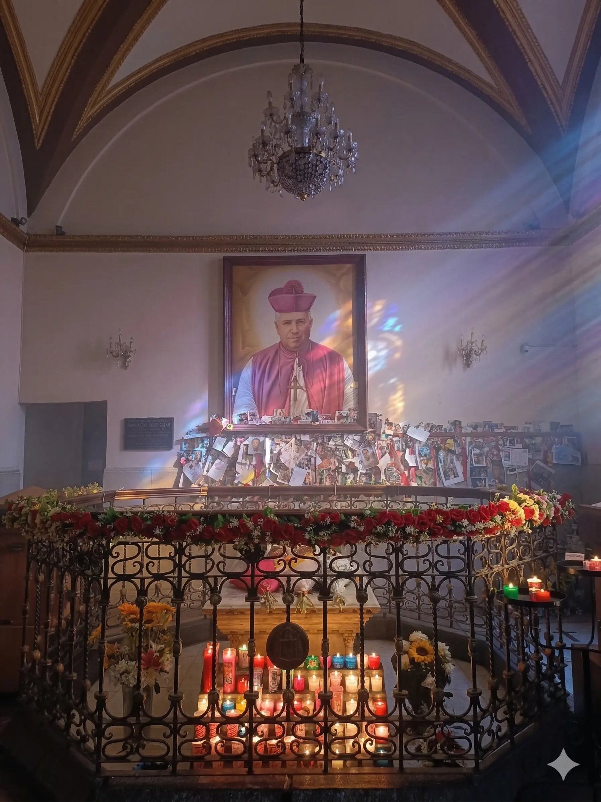 Composición digital de la tumba de San Rafael Guizar y Valencia