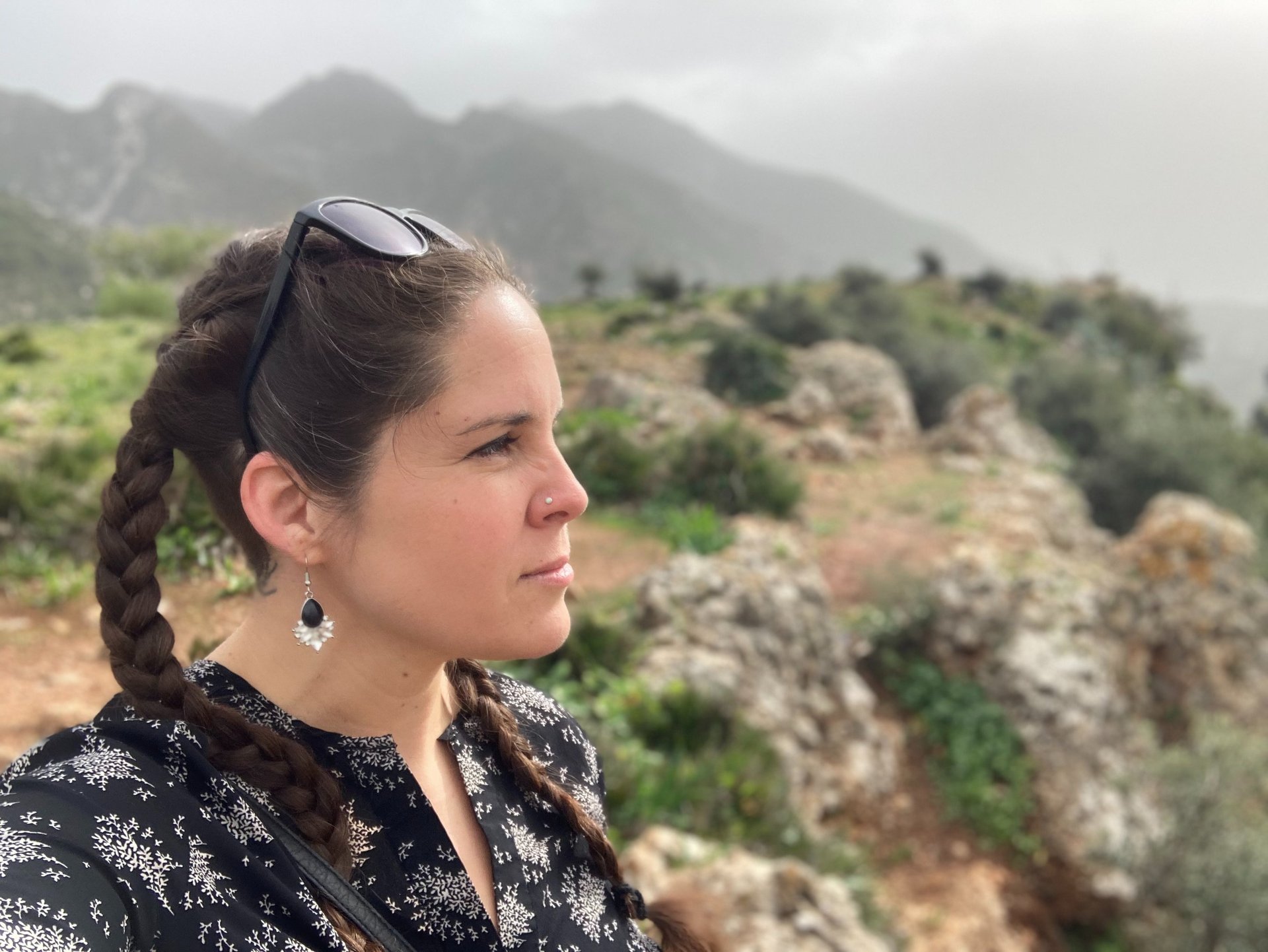 black berries on black surface