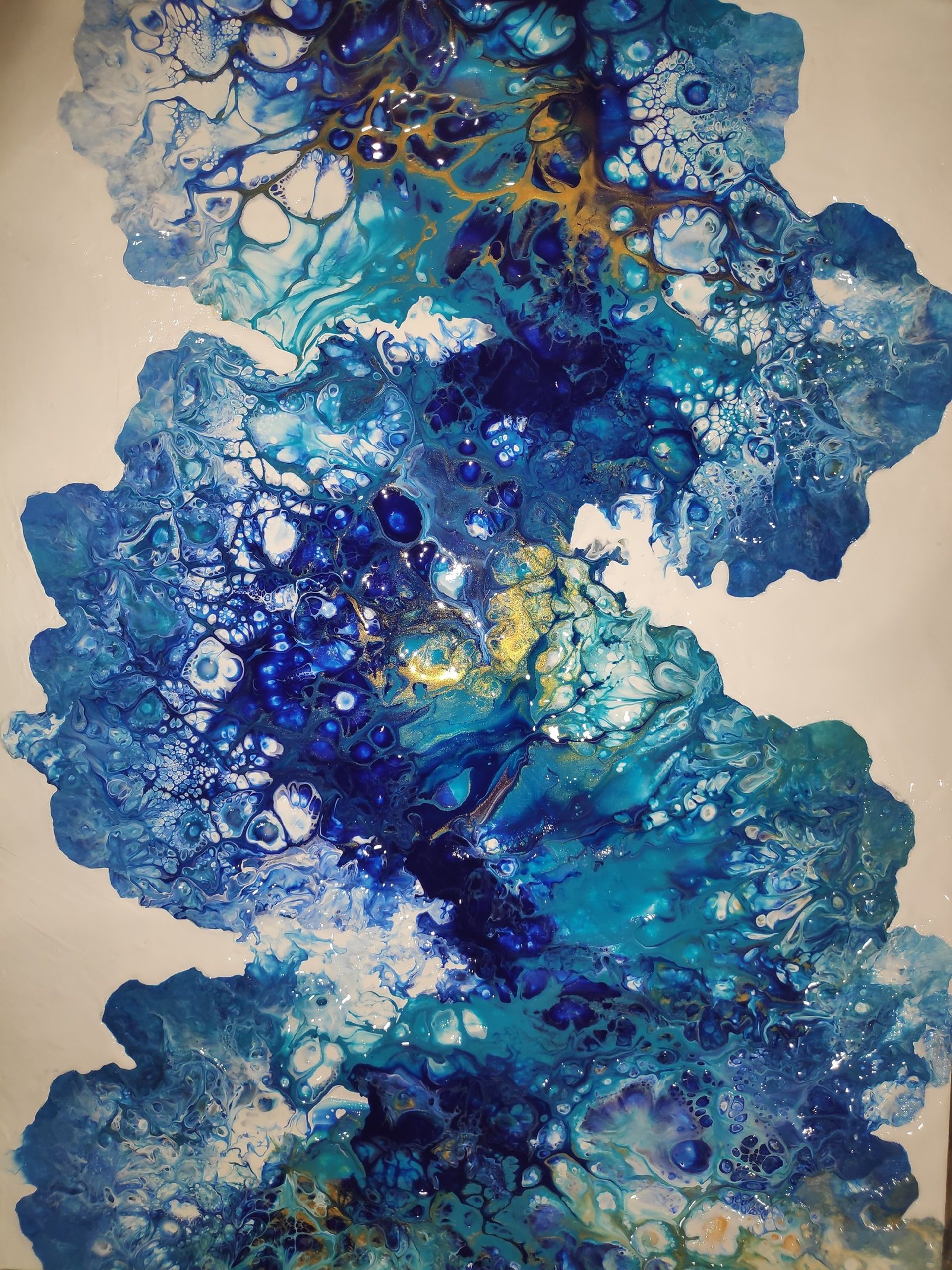 black blue and yellow textile