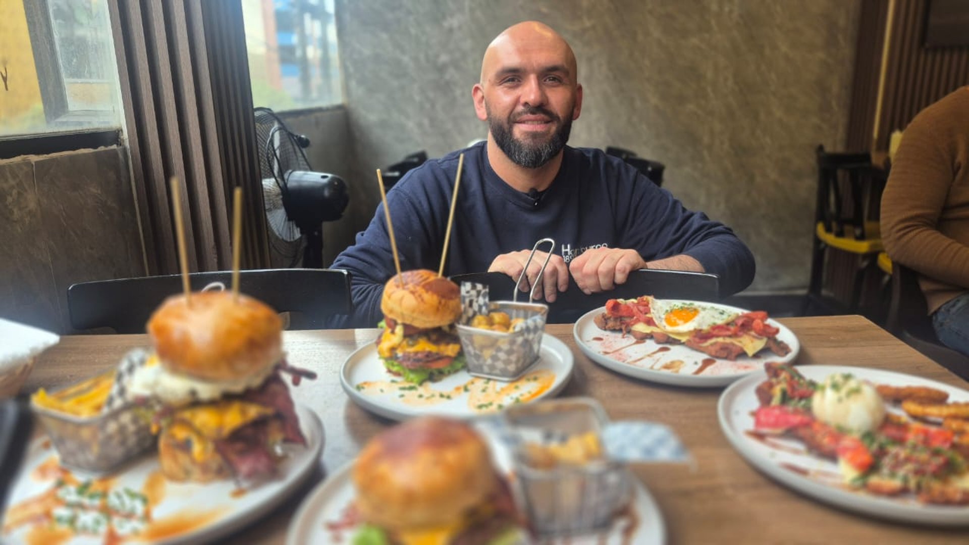 round white ceramic plate filled with waffle