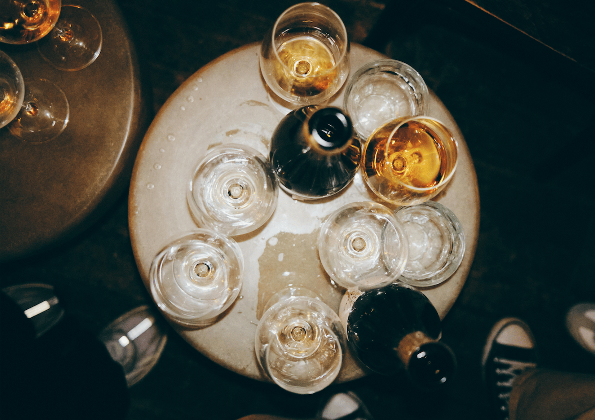 black and brown leather padded tub sofa