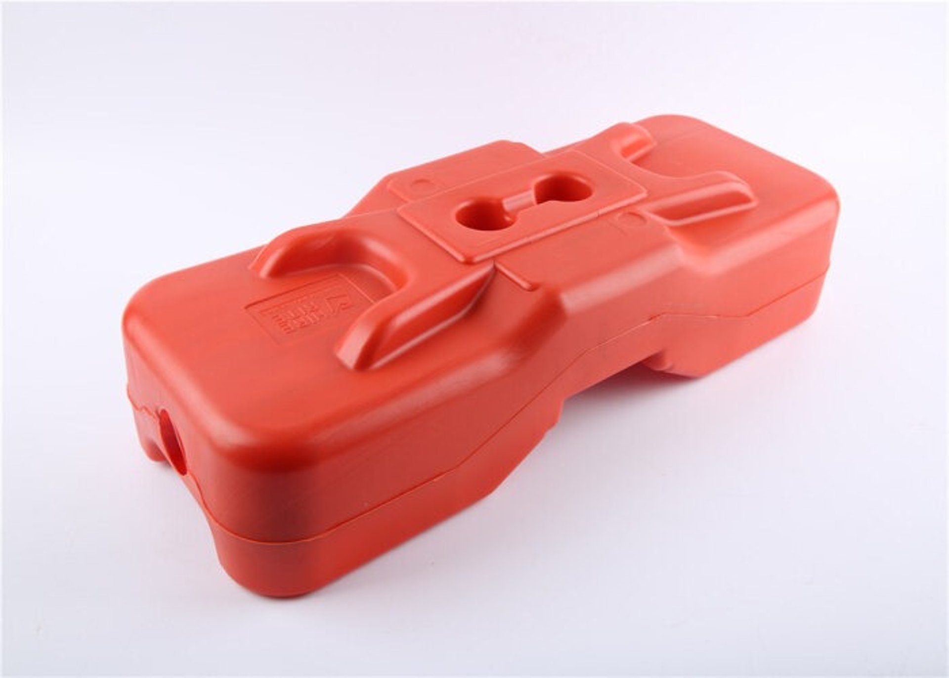 an abstract photo of a curved building with a blue sky in the background