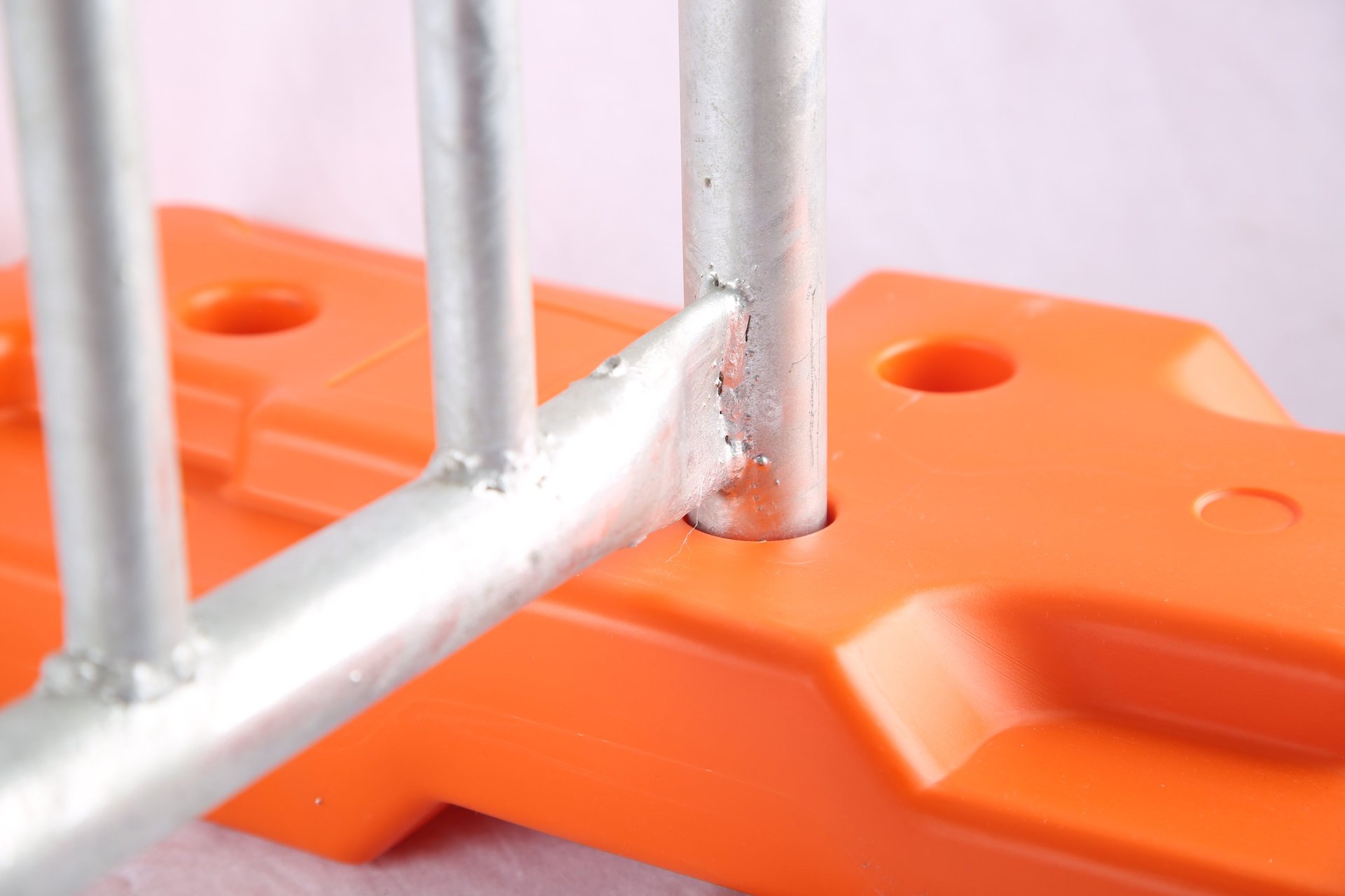 an abstract photo of a curved building with a blue sky in the background