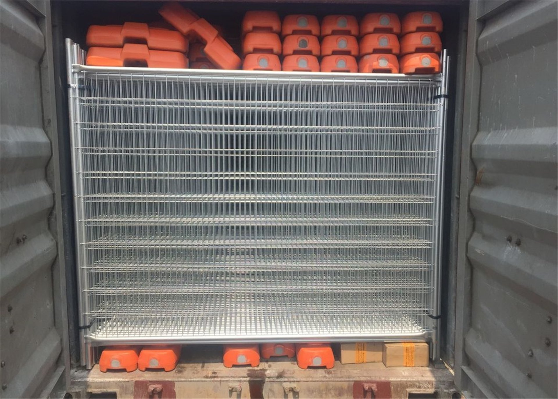 an abstract photo of a curved building with a blue sky in the background
