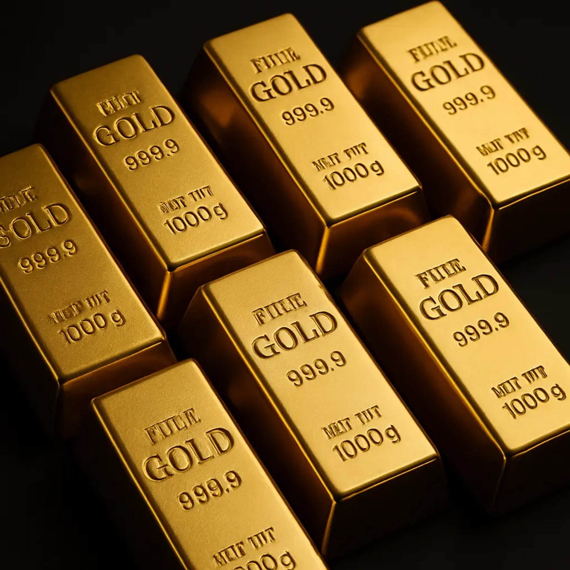 Gold bars.