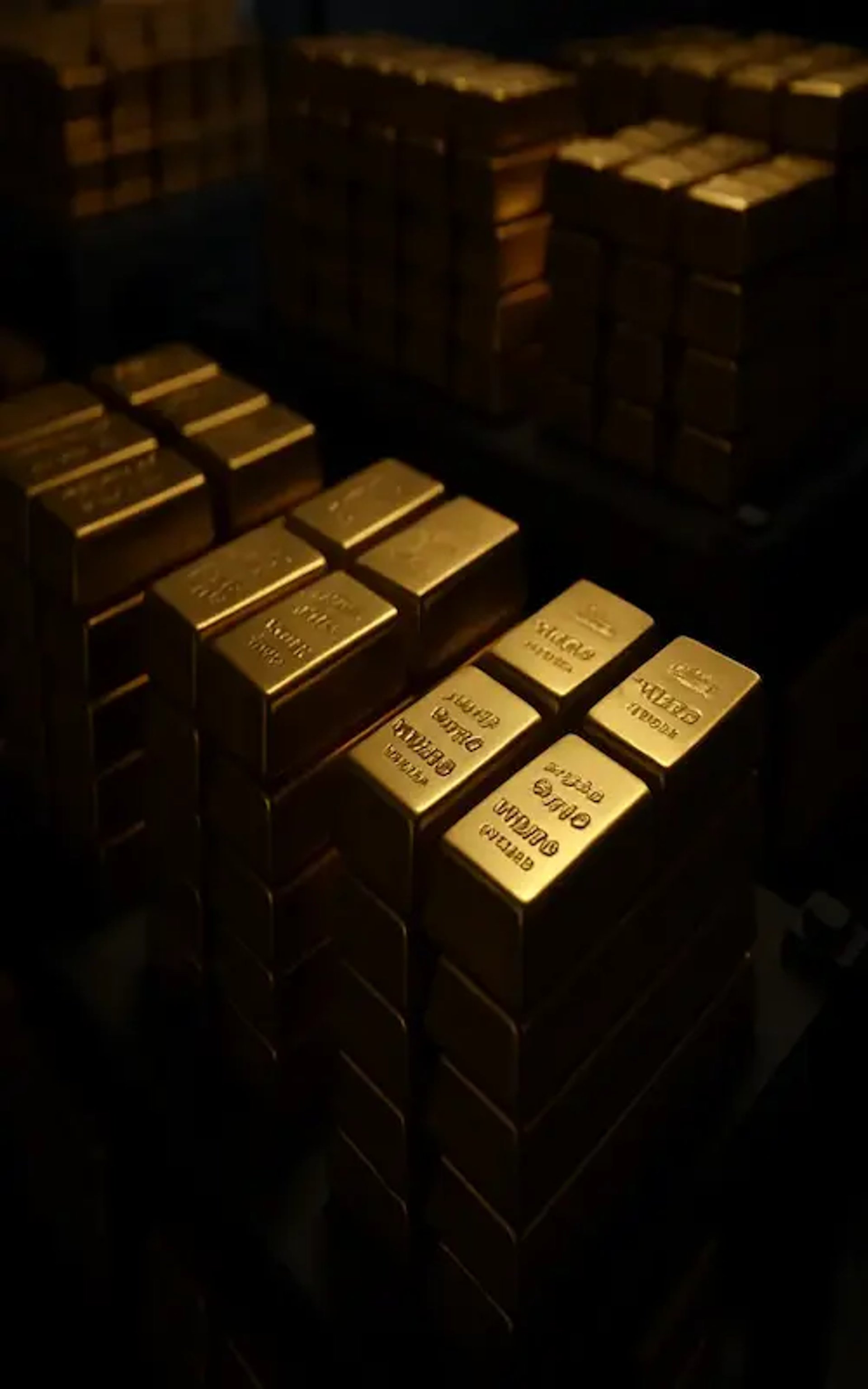 Gold bars.