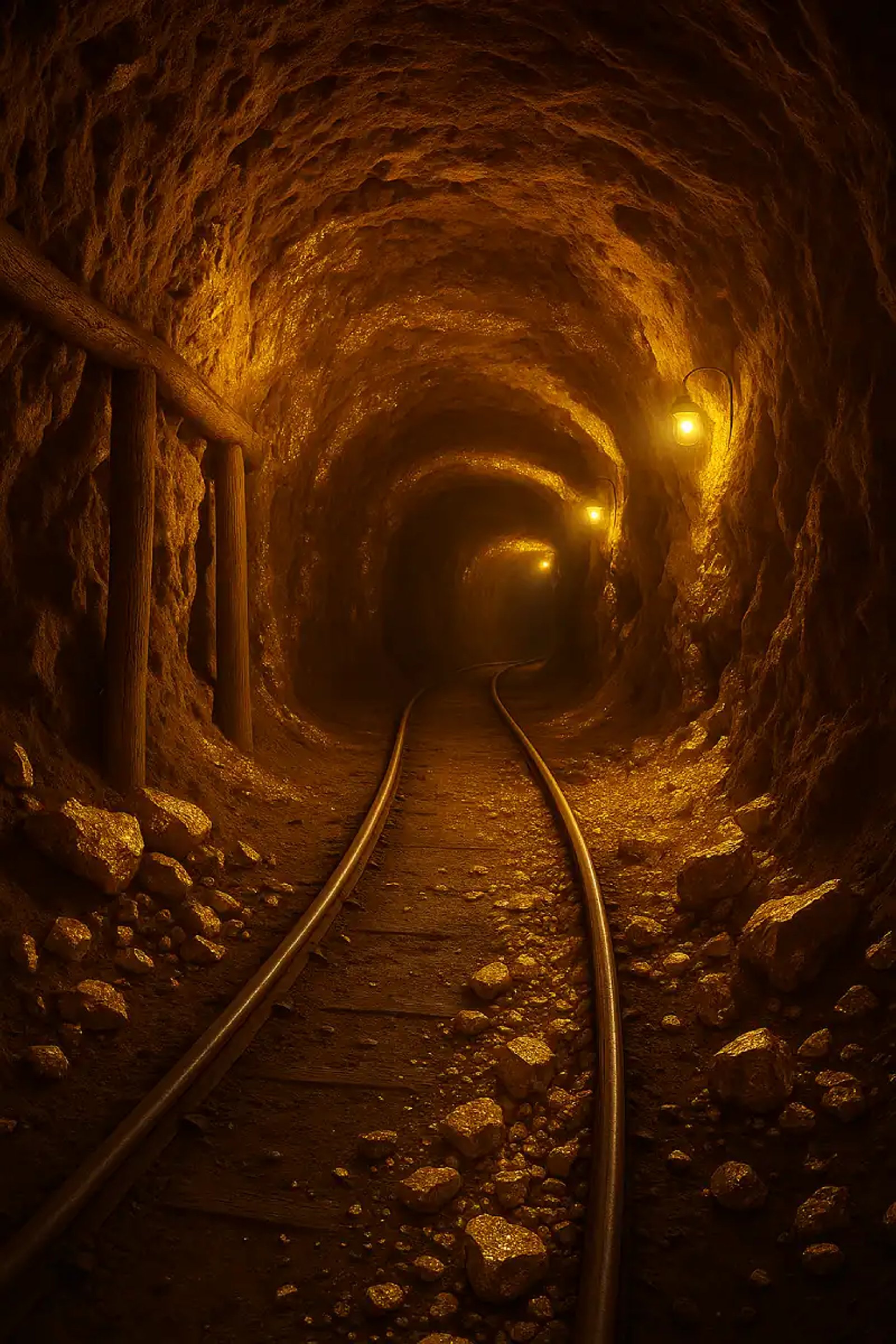 Gold tunnel, mine