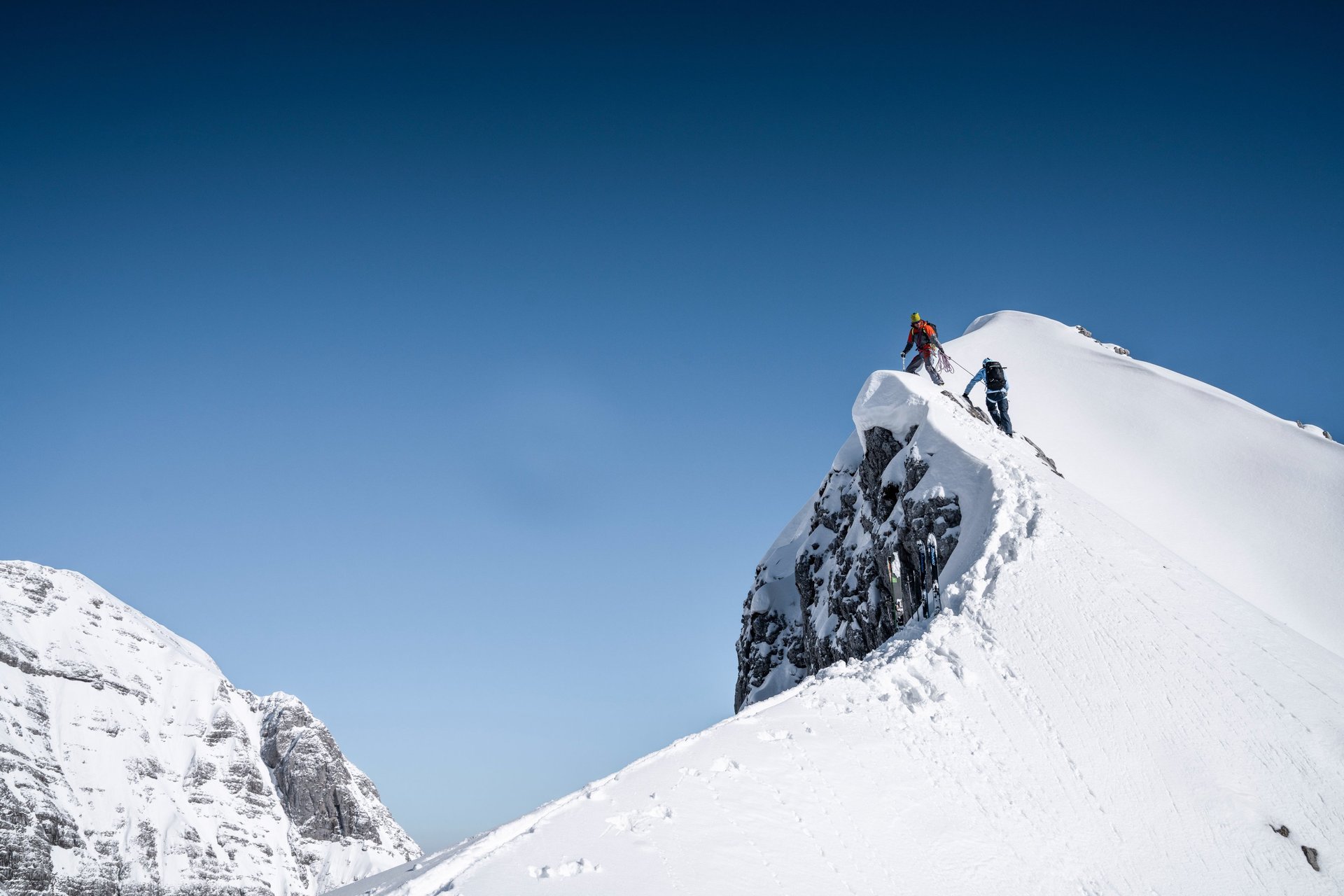 (Selbst-)Vertrauen aufbauen beim Führungskräftecoaching am Berg mit Rene Guhl_©Stefan Leitner