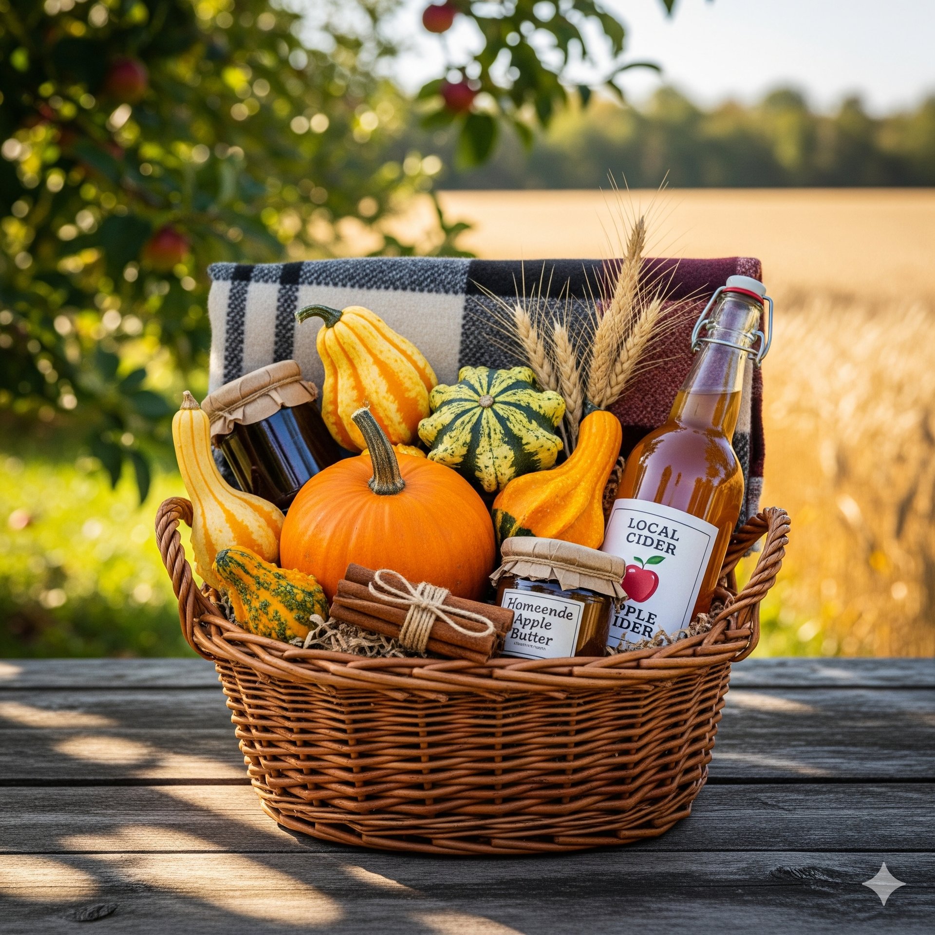 brown and white wicker basket with fruits