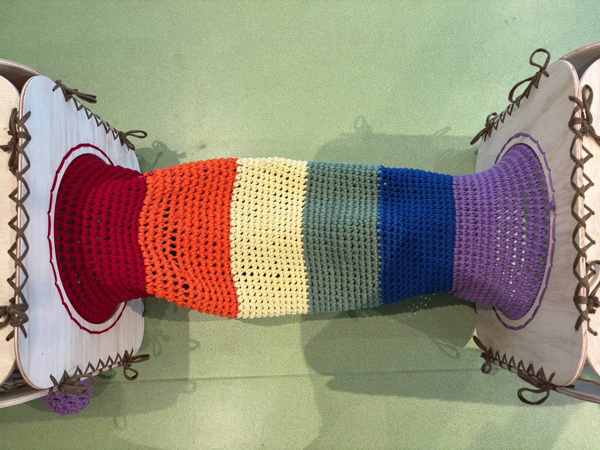 black blue and yellow textile
