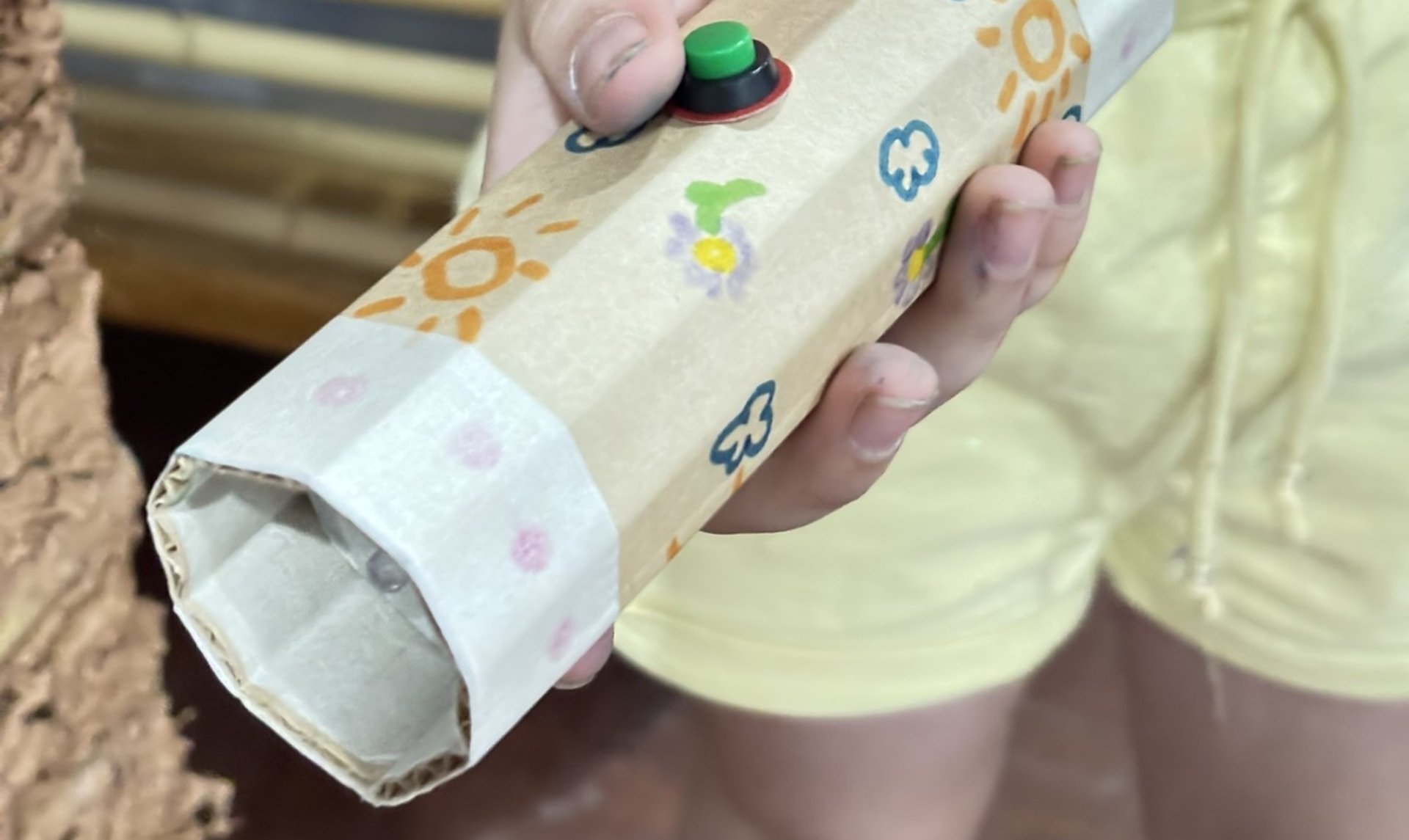an abstract photo of a curved building with a blue sky in the background