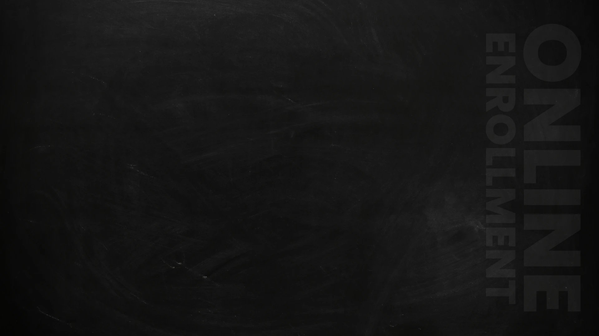 decorative blackboard texture background for online enrollment page section