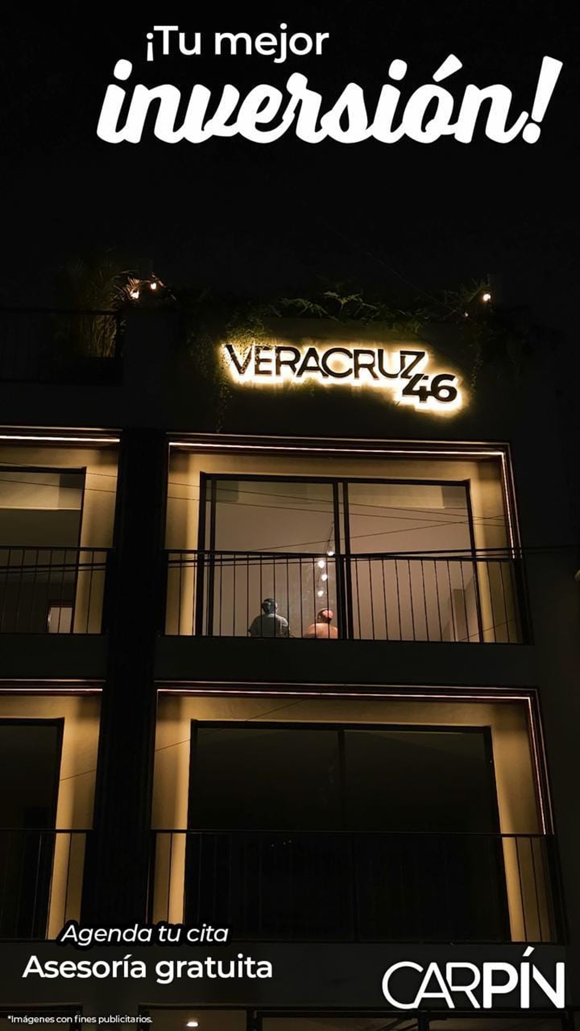an abstract photo of a curved building with a blue sky in the background