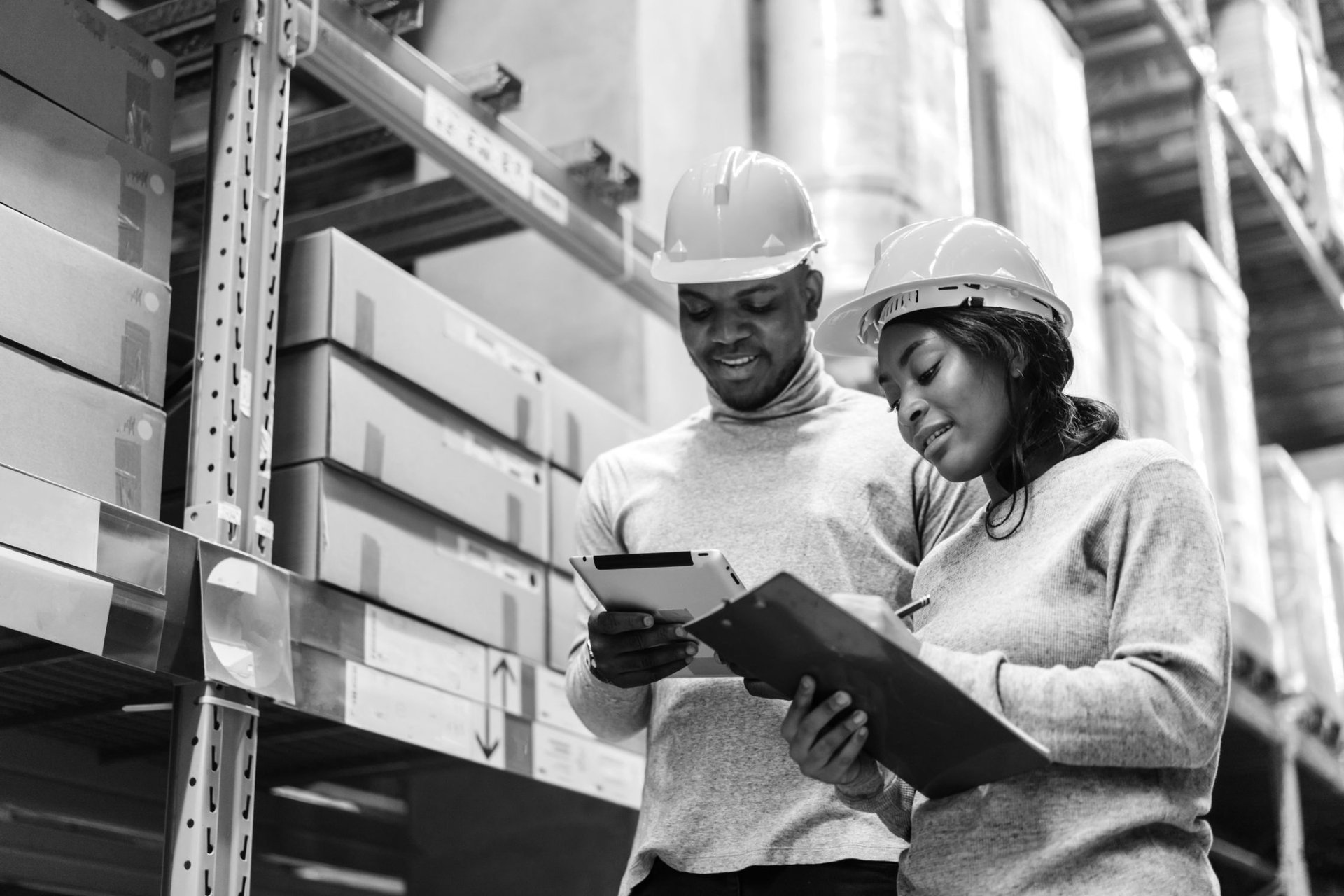 top view of cargo tracks