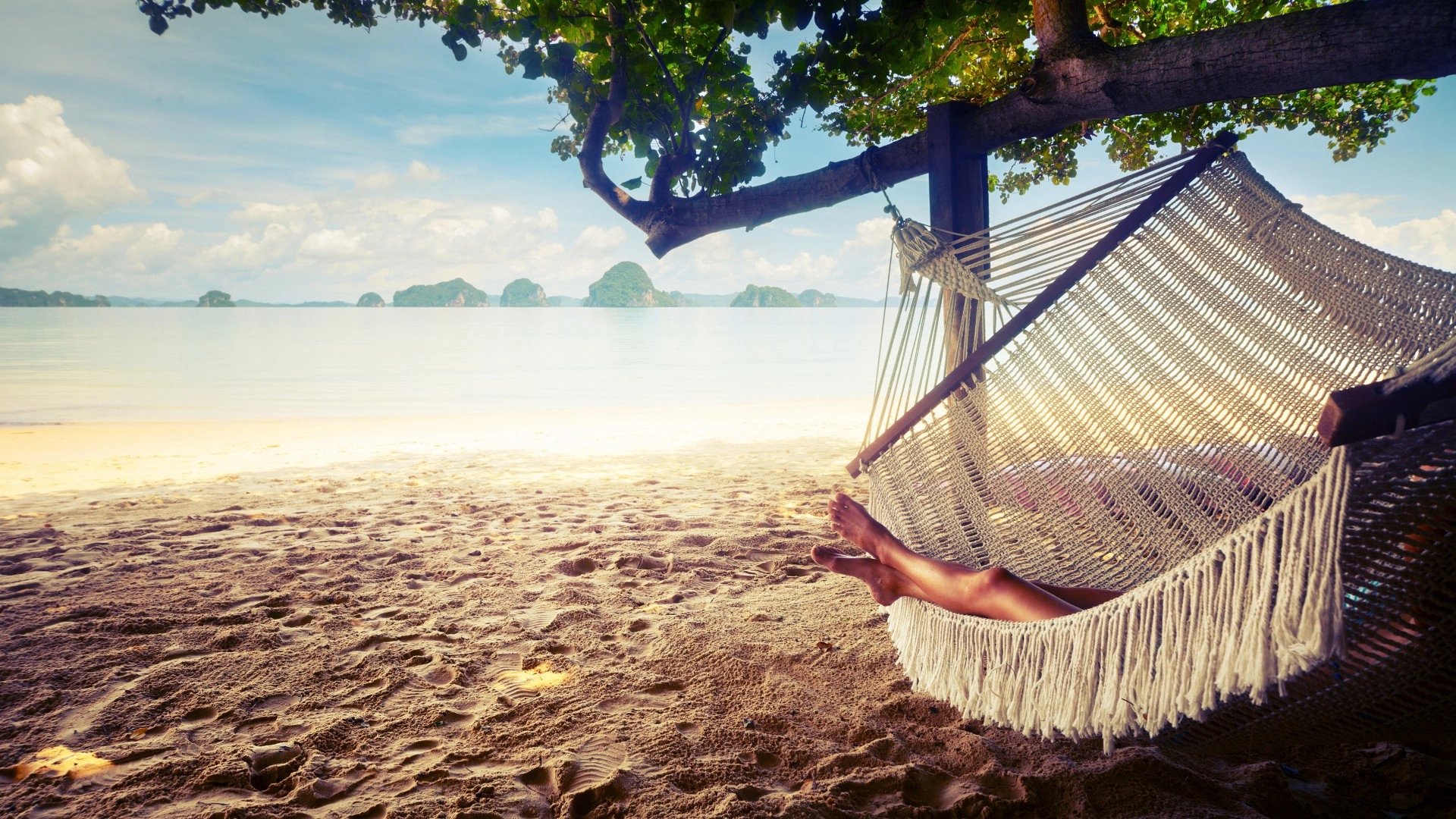 Girl in Hammock