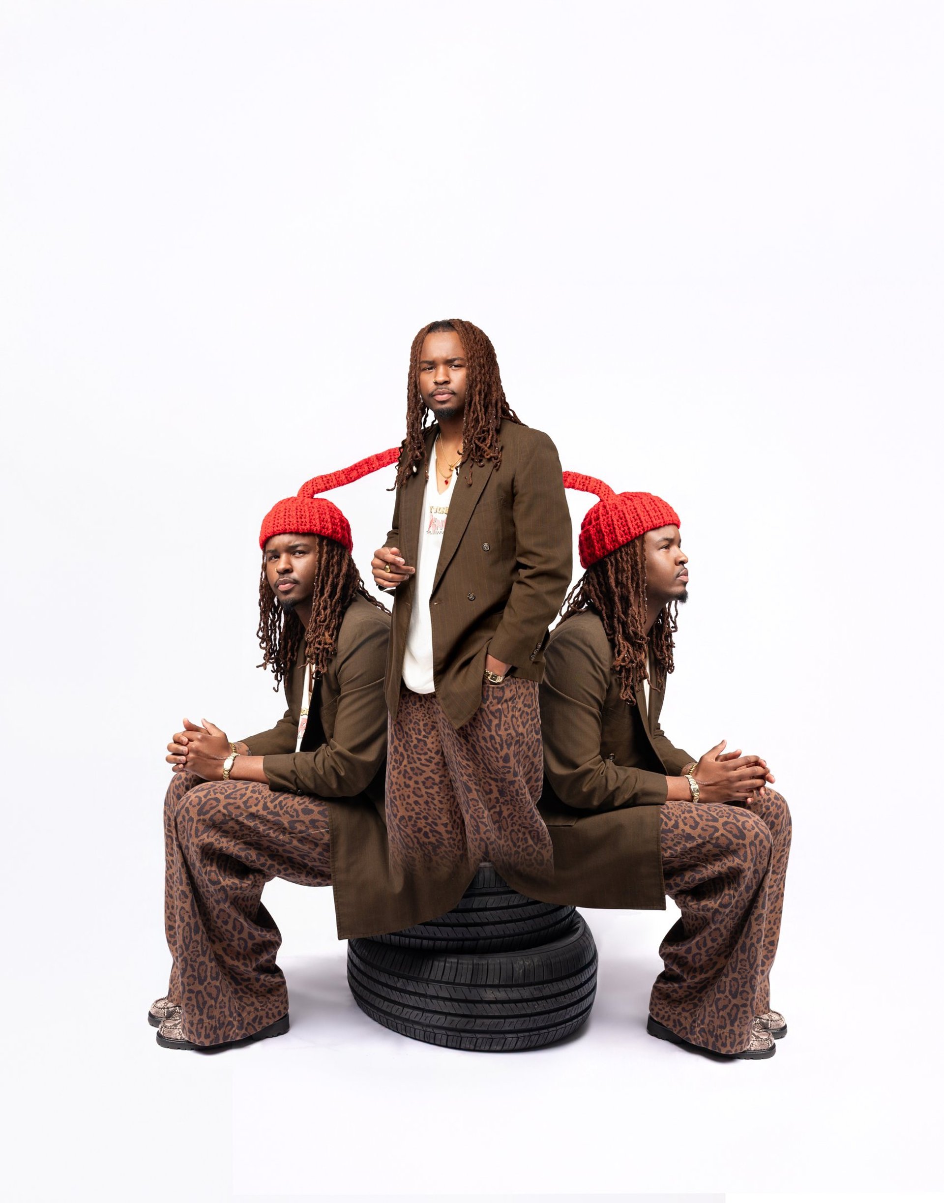 black blue and yellow textile