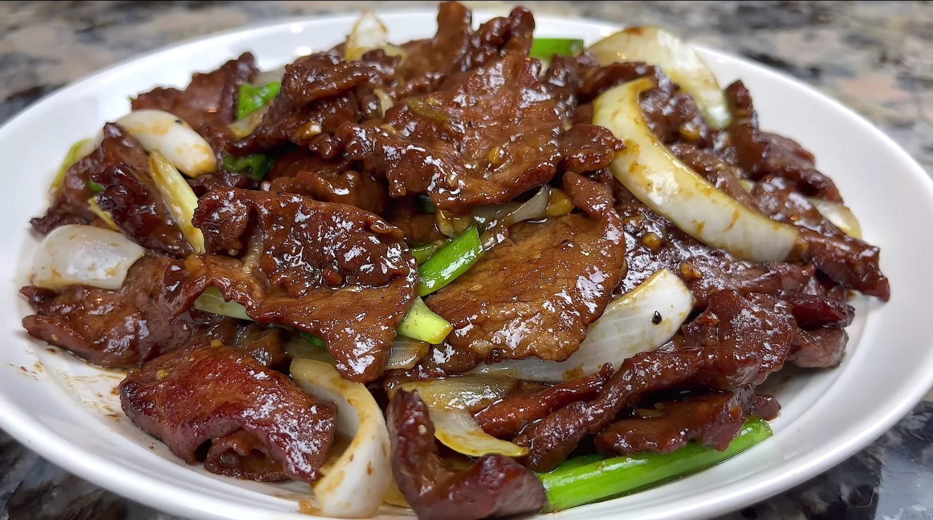 Beef and Onion Stir Fry 