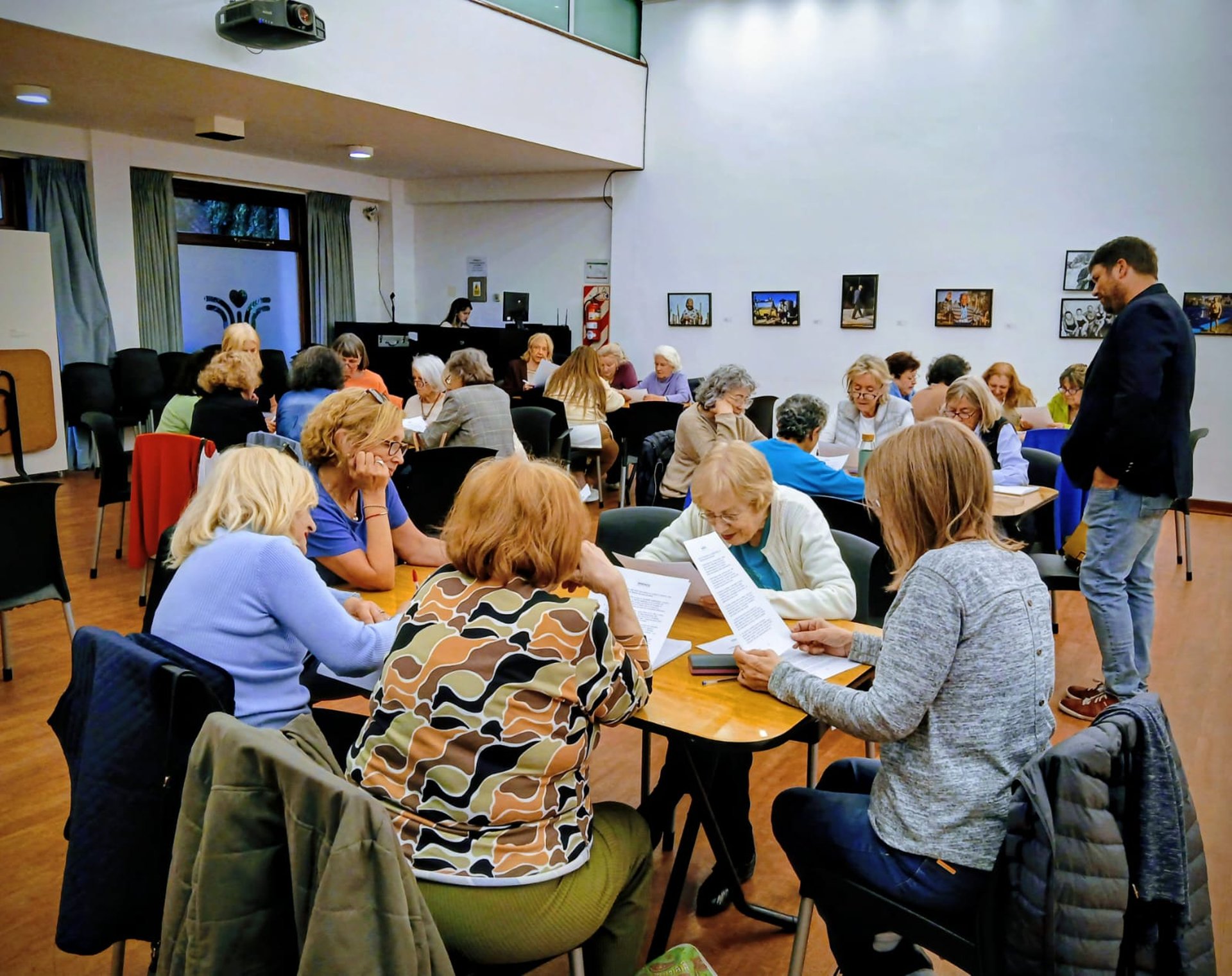an abstract photo of a curved building with a blue sky in the background
