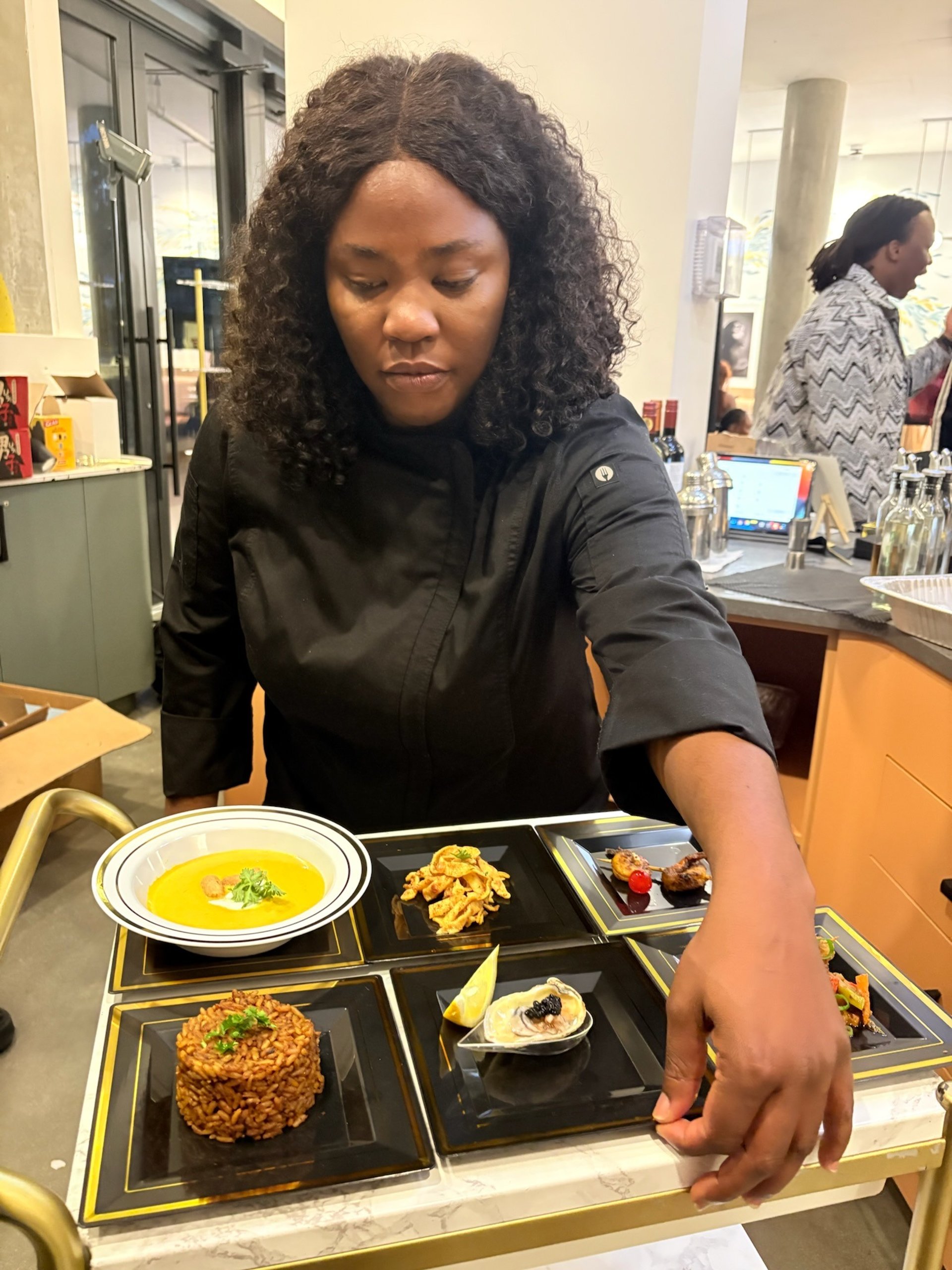 black and brown leather padded tub sofa