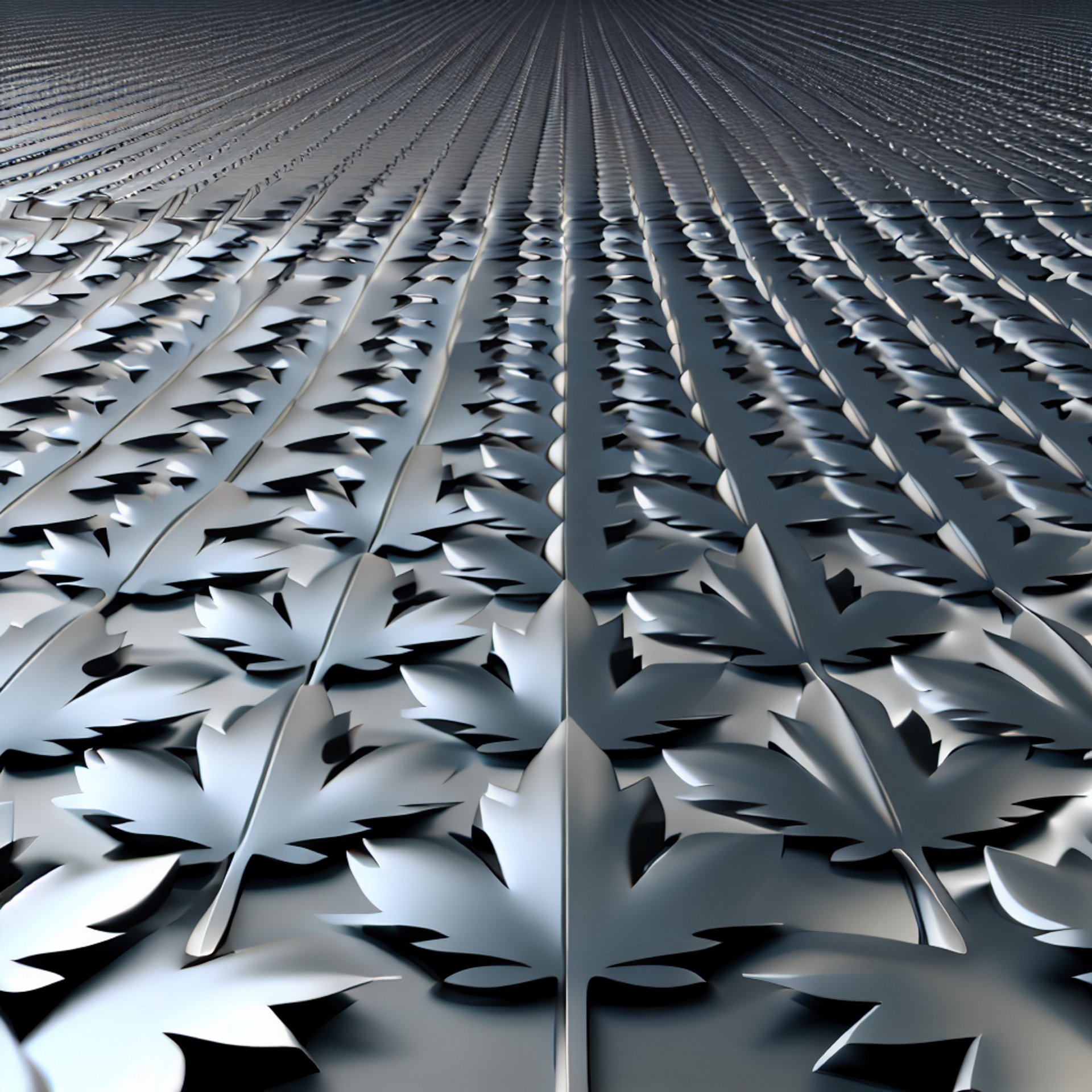 an abstract photo of a curved building with a blue sky in the background