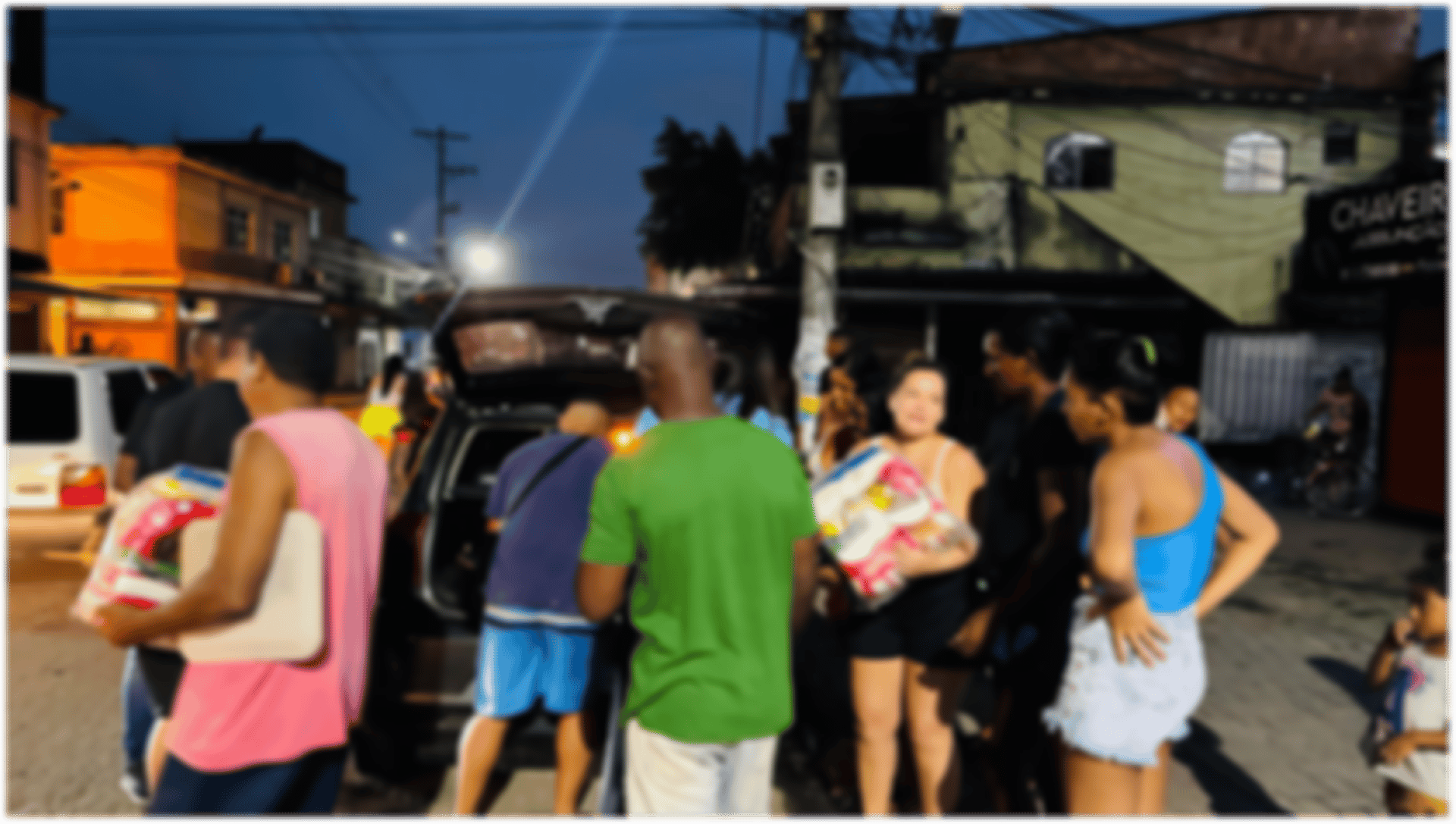 an abstract photo of a curved building with a blue sky in the background