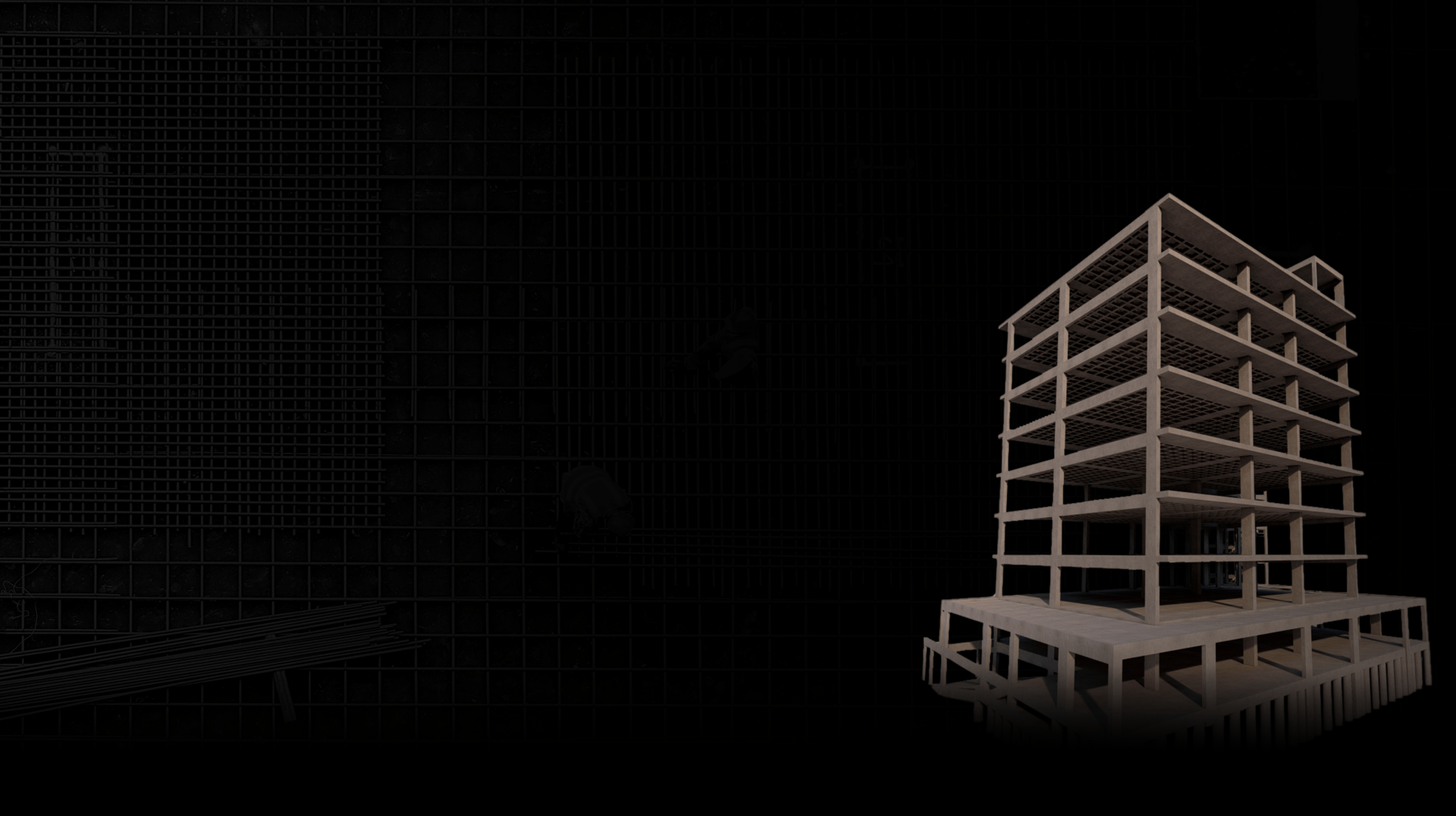 black and white concrete building